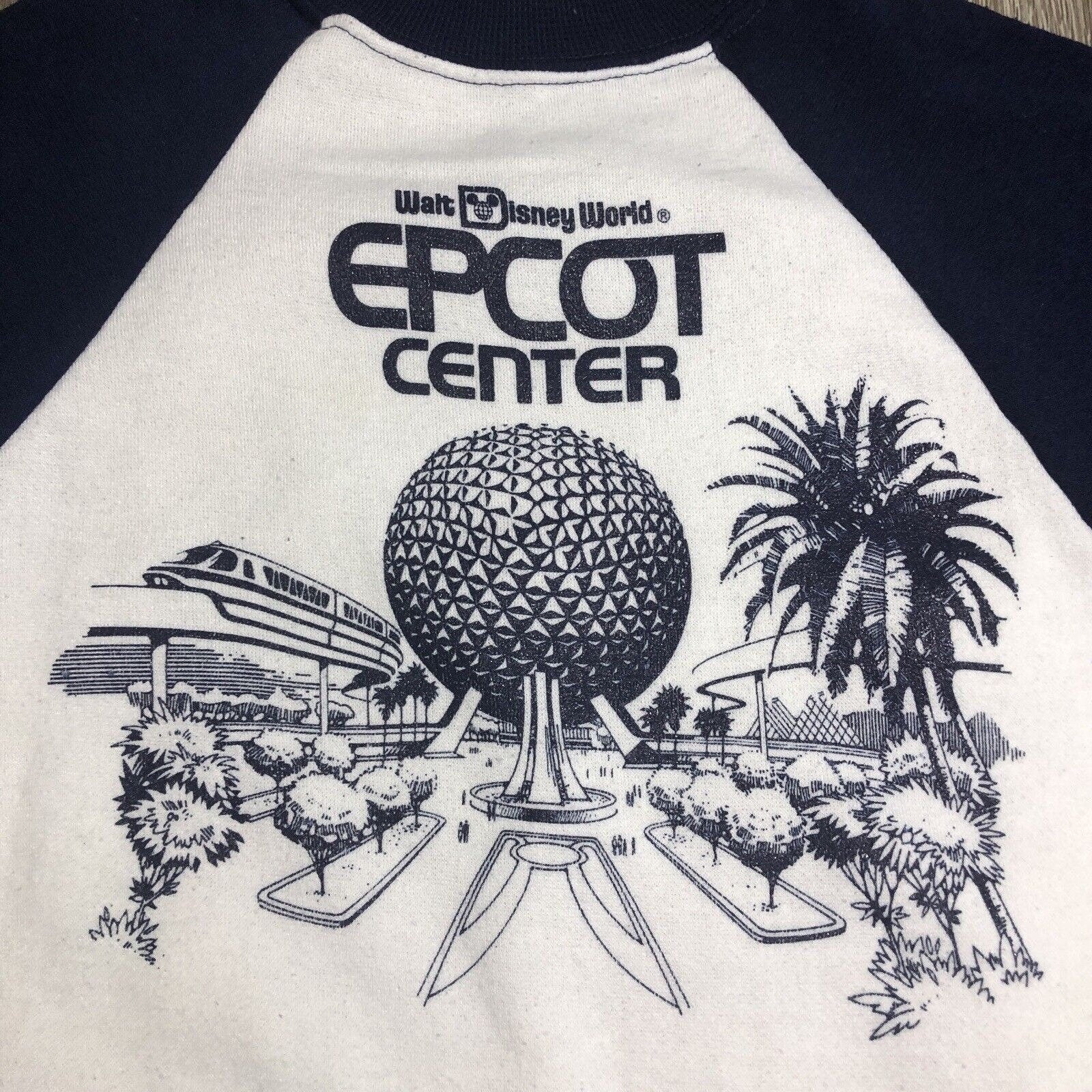 80s Vintage Walt Disney World Epcot Center Shirt Long Sleeve 1982