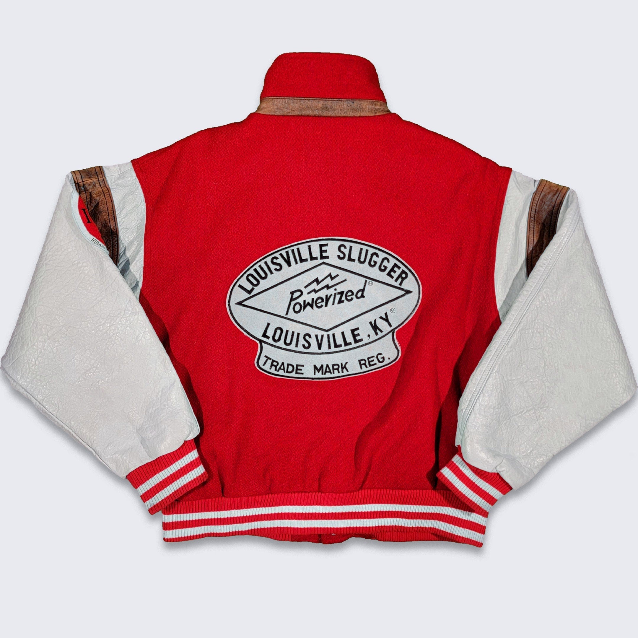 Unisex Vintage Louisville Slugger Letterman Jacket USA - The Vintage Twin