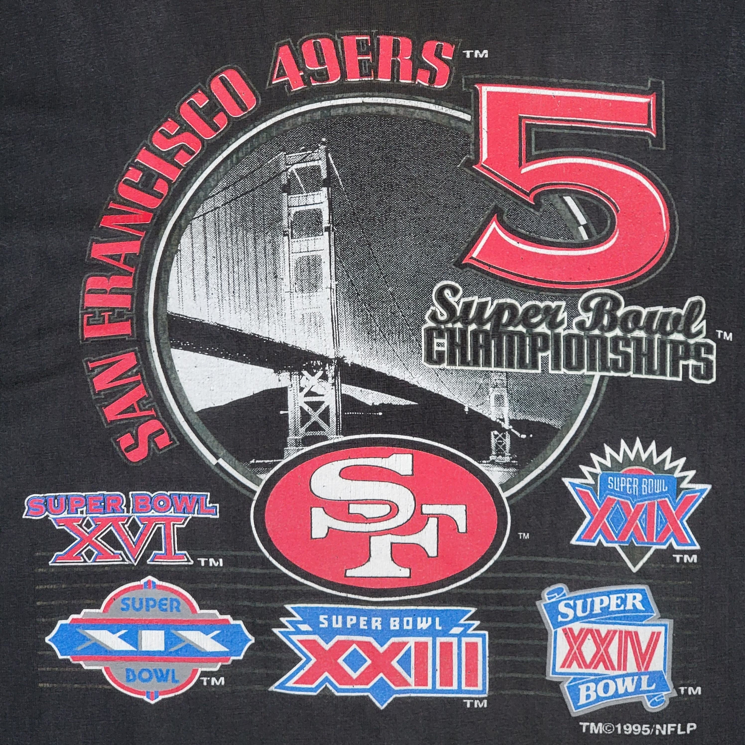 Vintage San Francisco 49ers Nike Bootleg Shirt Size X-Large