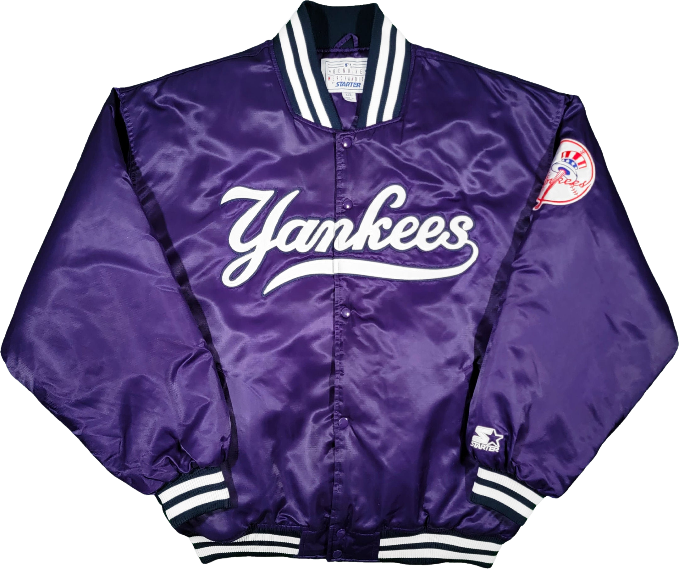 Wilsons Leather | MLB Bubble Jacket | NY Yankees | Large | Starter