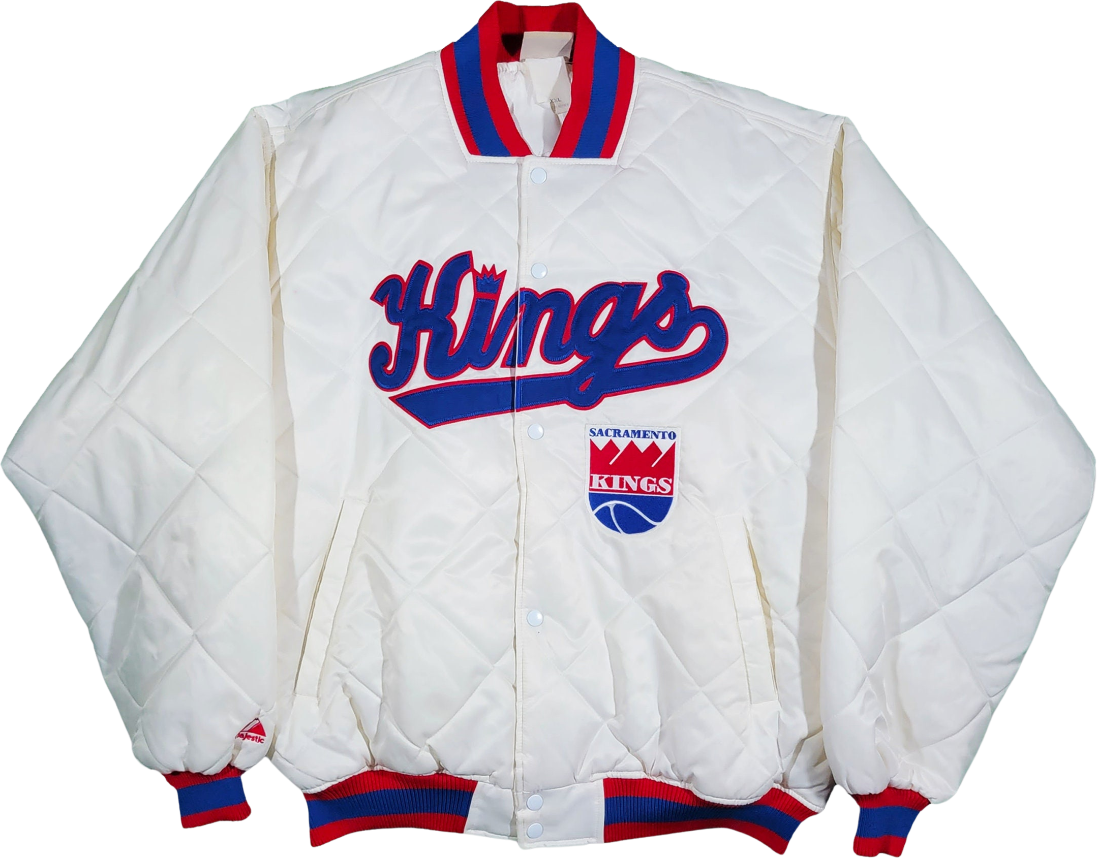 Sacramento Kings Vintage 00s Hardwood Classics Quilted Bomber