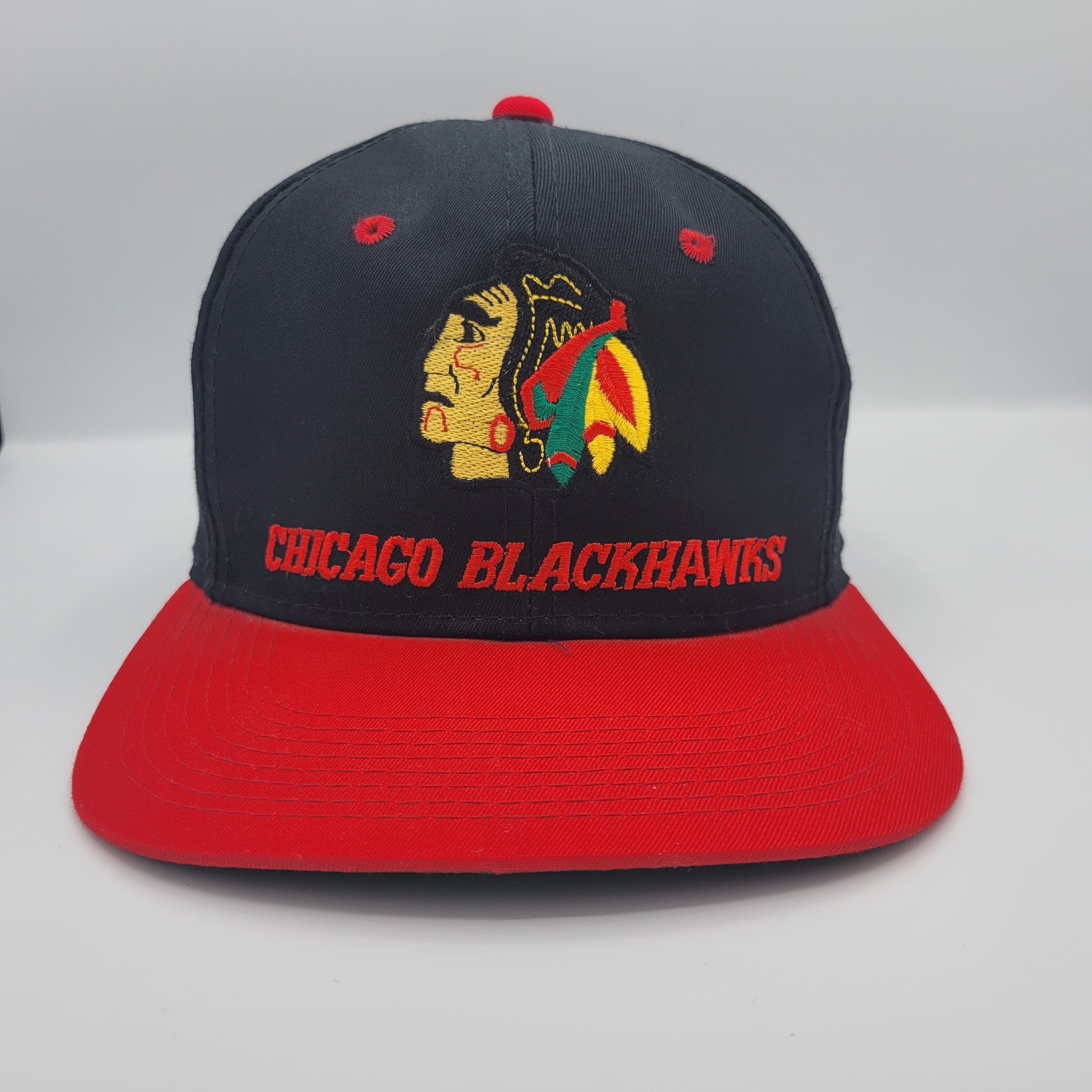 Vintage Chicago Blackhawks NHL SnapBack Hat, One Size