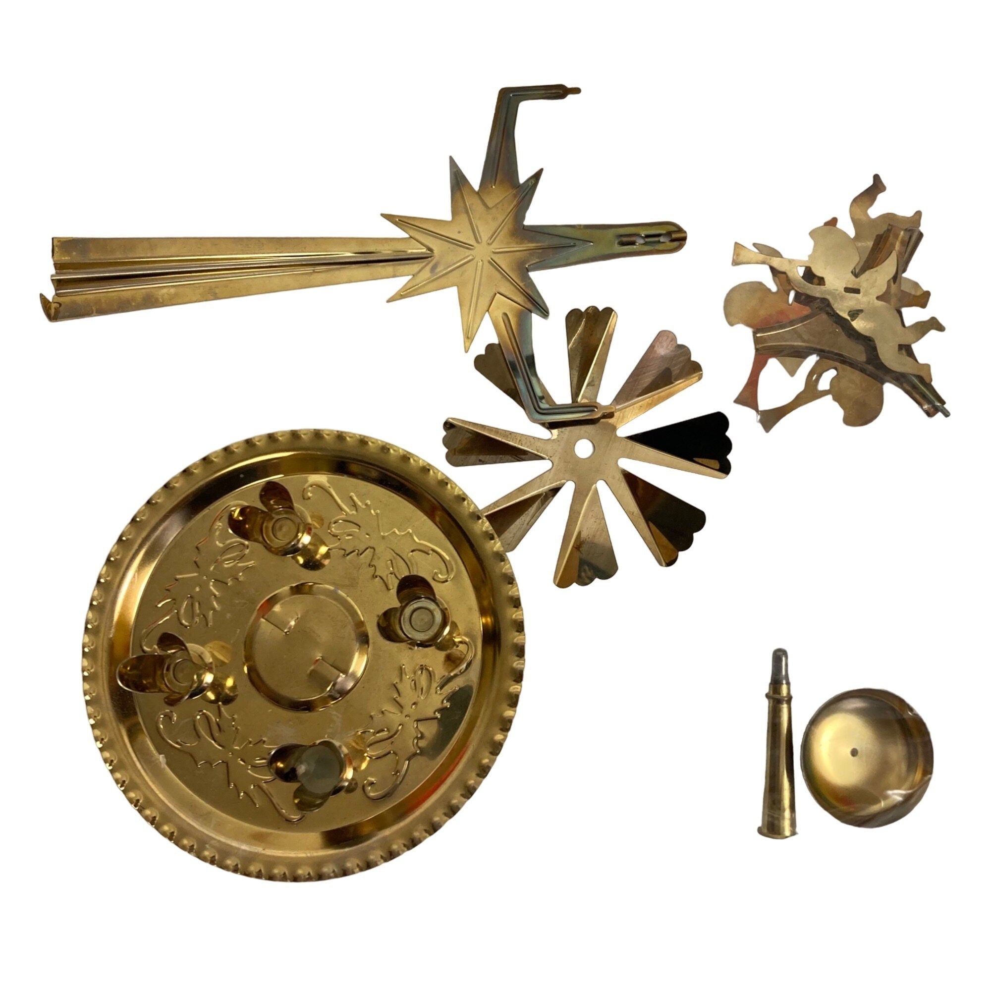 Vintage Christmas Swedish Angel Chimes Box 24 Candles Sweden Shop