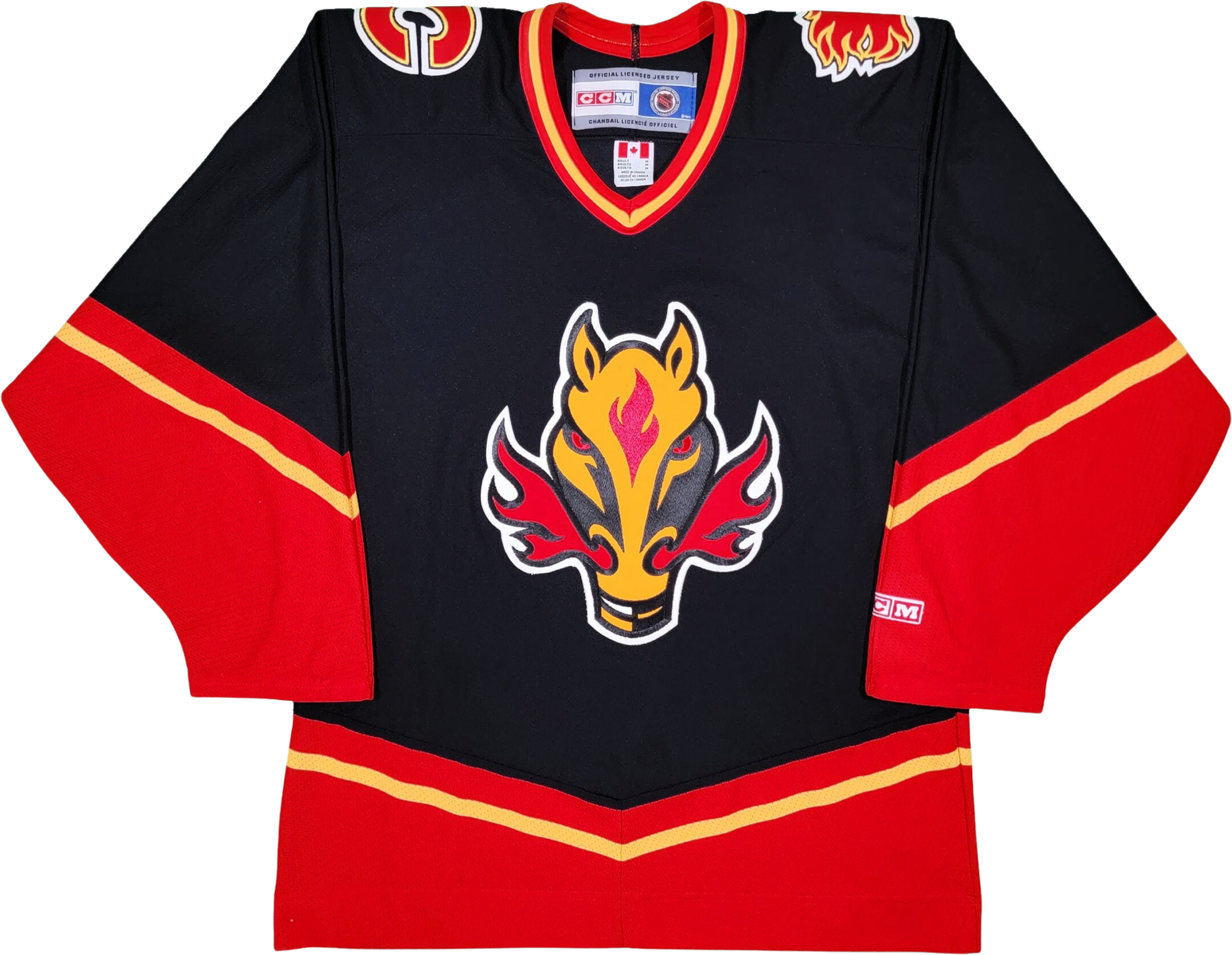 Red Calgary Hockey Jersey