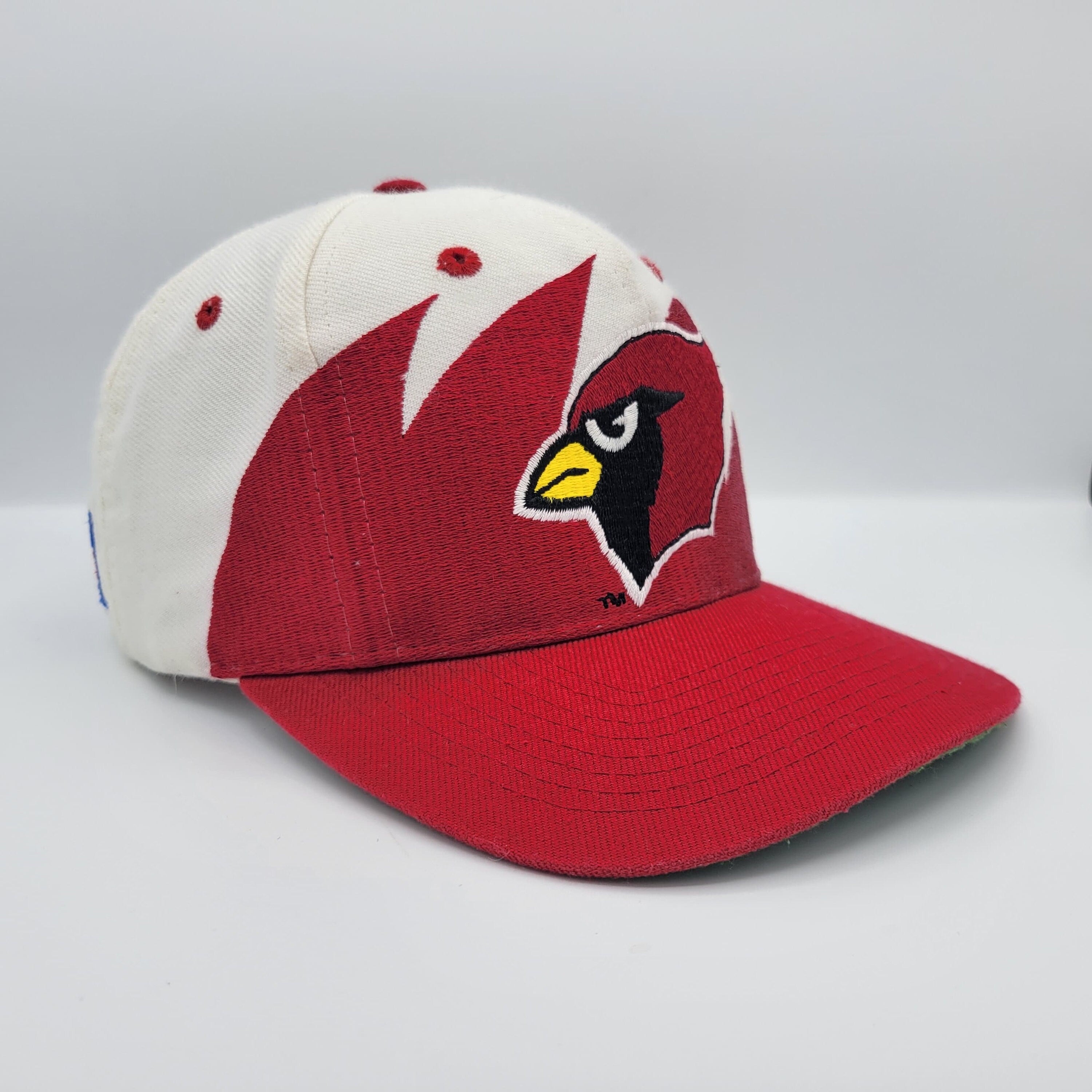 Vintage Rare Arizona Cardinals NFL Logo Athletic Sharktooth Sports Snapback  Hat