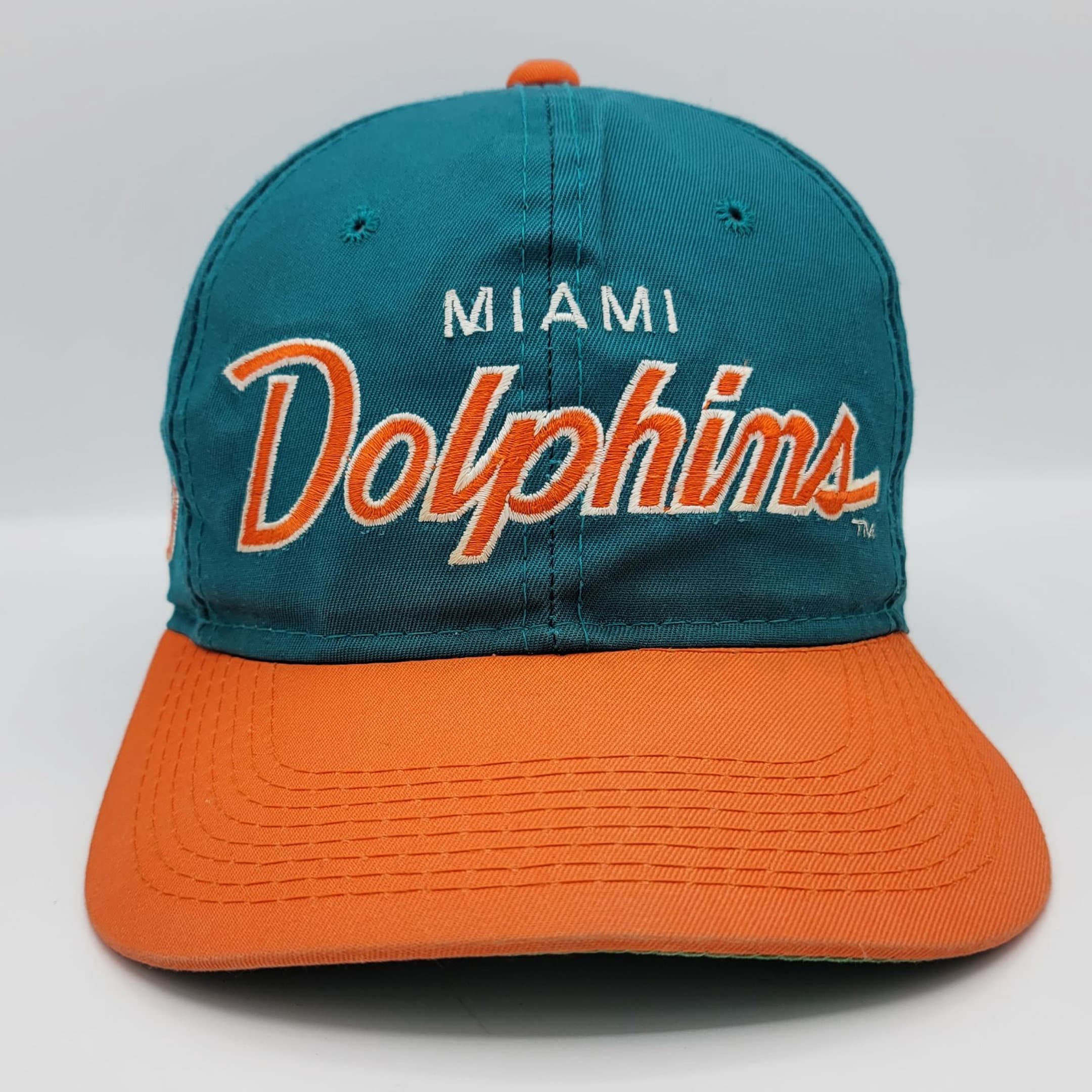 Miami Dolphins Vintage 90s Script Sports Specialties Snapback Hat