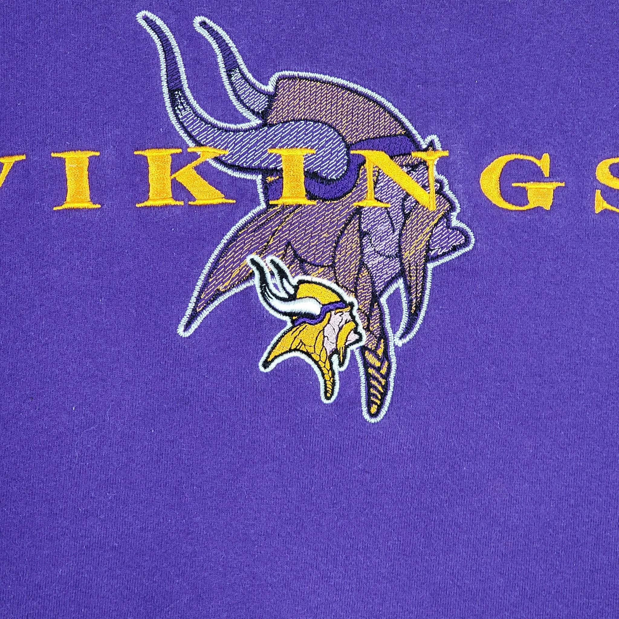 Minnesota Vikings Vintage Starter Sweatshirt Nfl Football Purple Sweat