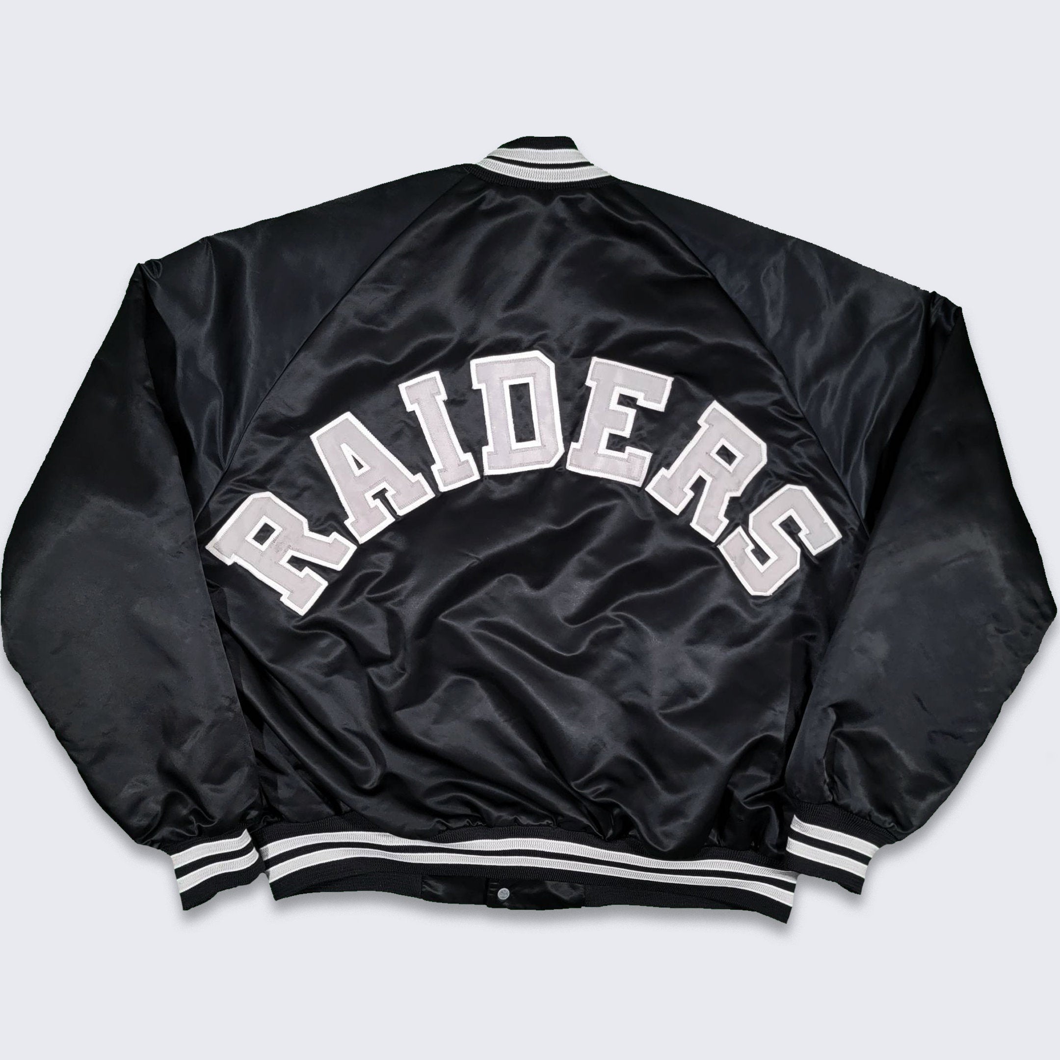 Vintage RAIDERS Jacket 80's/ Chalk Line LA Raiders OAKLAND Satin