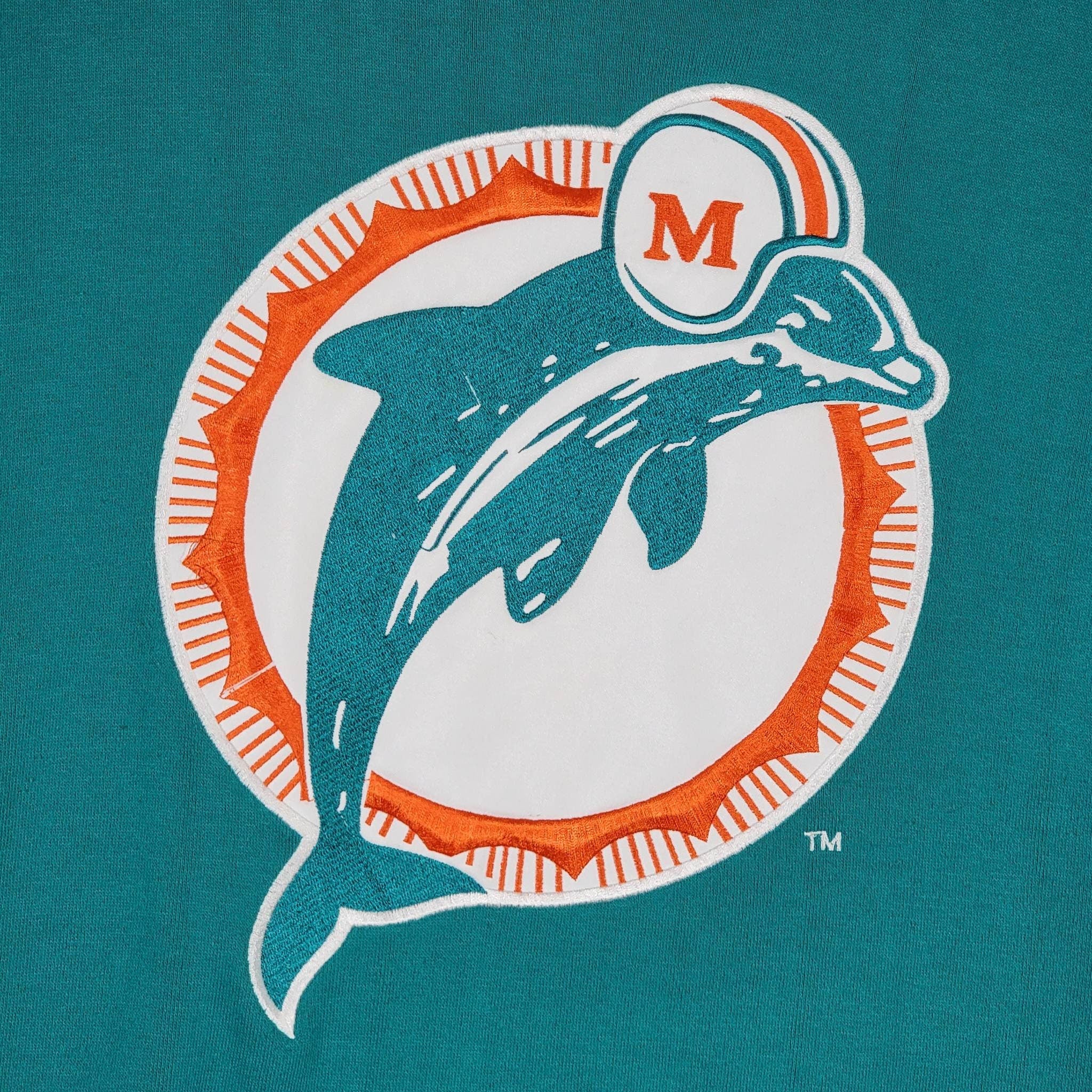 Vintage 90s Miami Dolphins V-Neck Sweater