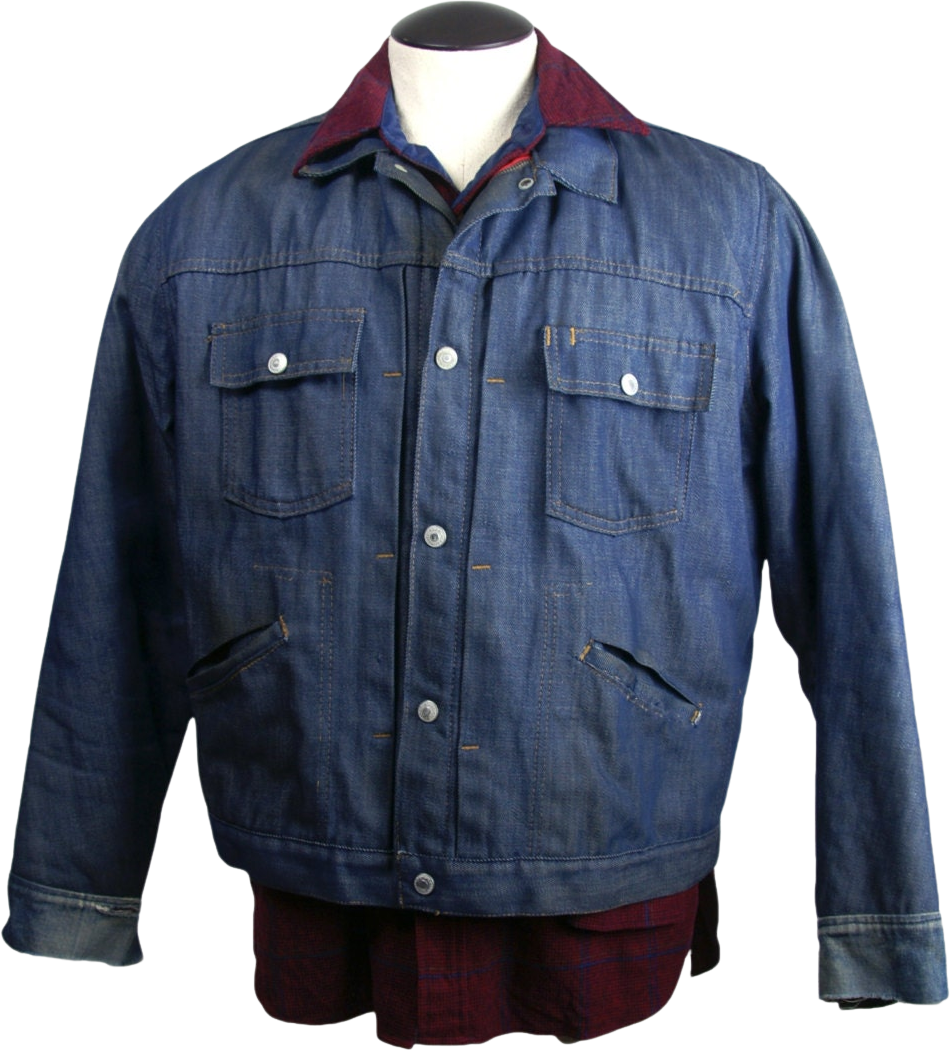 70s Jc Penney Ranch Craft Penn Prest Denim Jacket by JCPenney