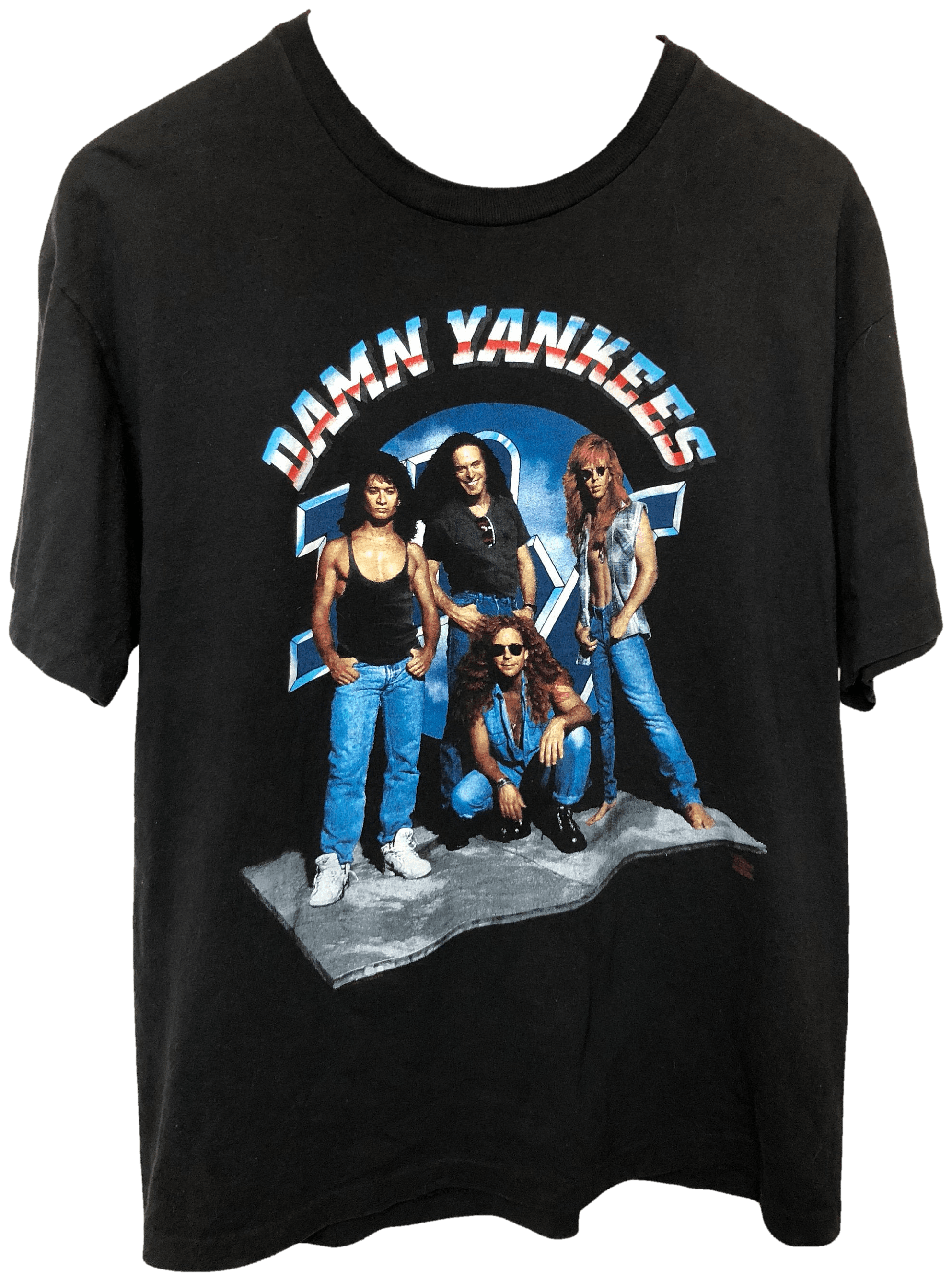 Vintage 1990s Damn Yankees T-Shirt Size Medium