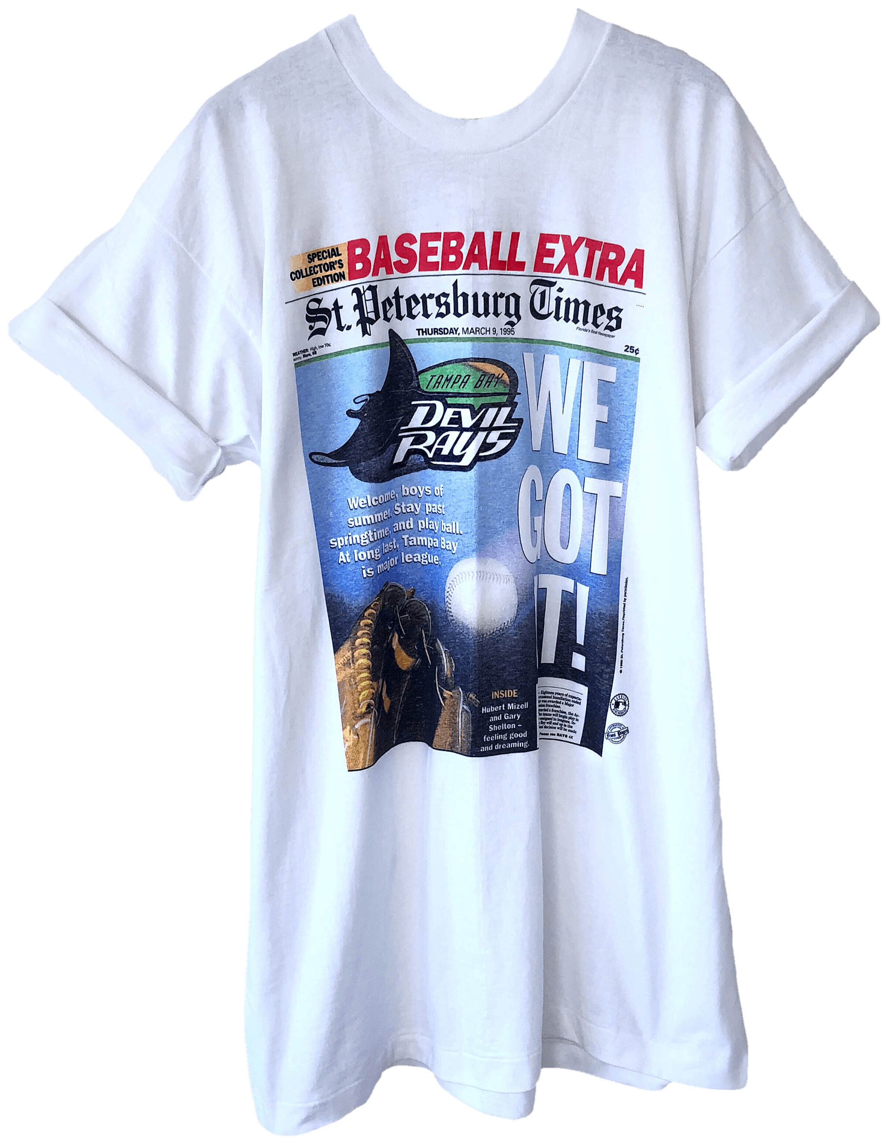 Genuine Merchandise Men's Tampa Bay Rays T-Shirt NWT