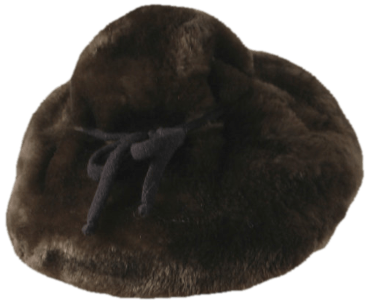 Vintage 40's Brown Beaver Fur Hat by Amrose New York Hudson's the