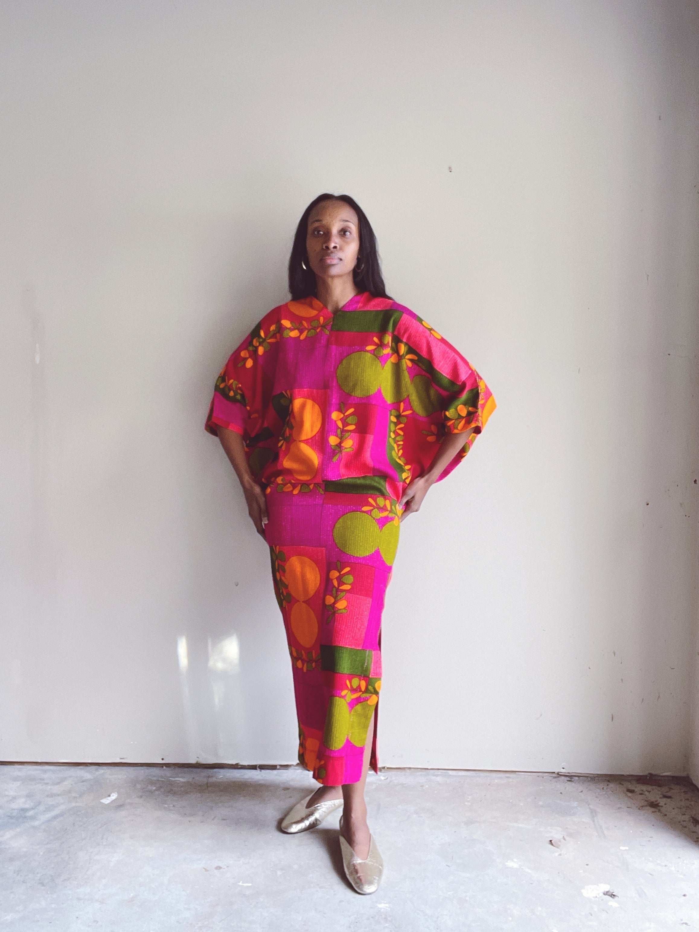 Vintage Hawaiian 60s Kaftan Dress | Shop THRILLING