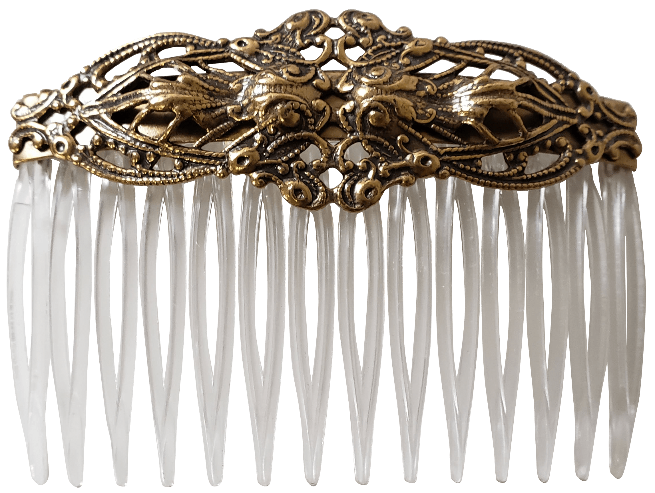 Vintage Ornate Gold Hair Pin Shop THRILLING