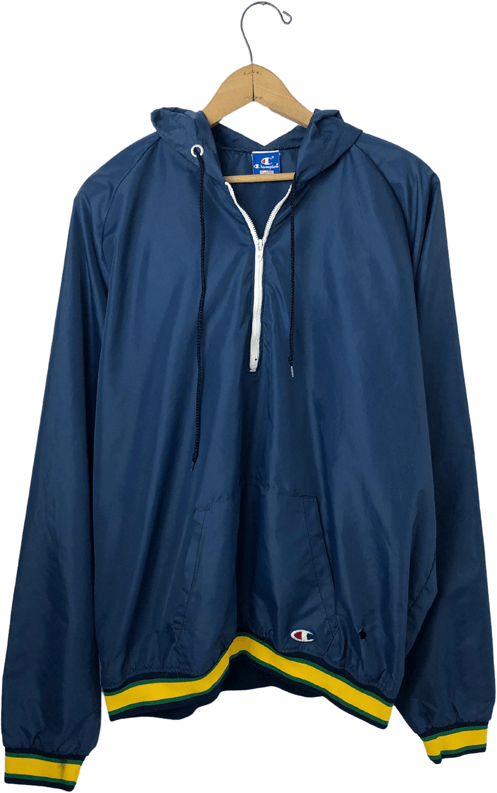 Miami Champion Embroidered Rain Jacket Vintage Miami Half-zip 