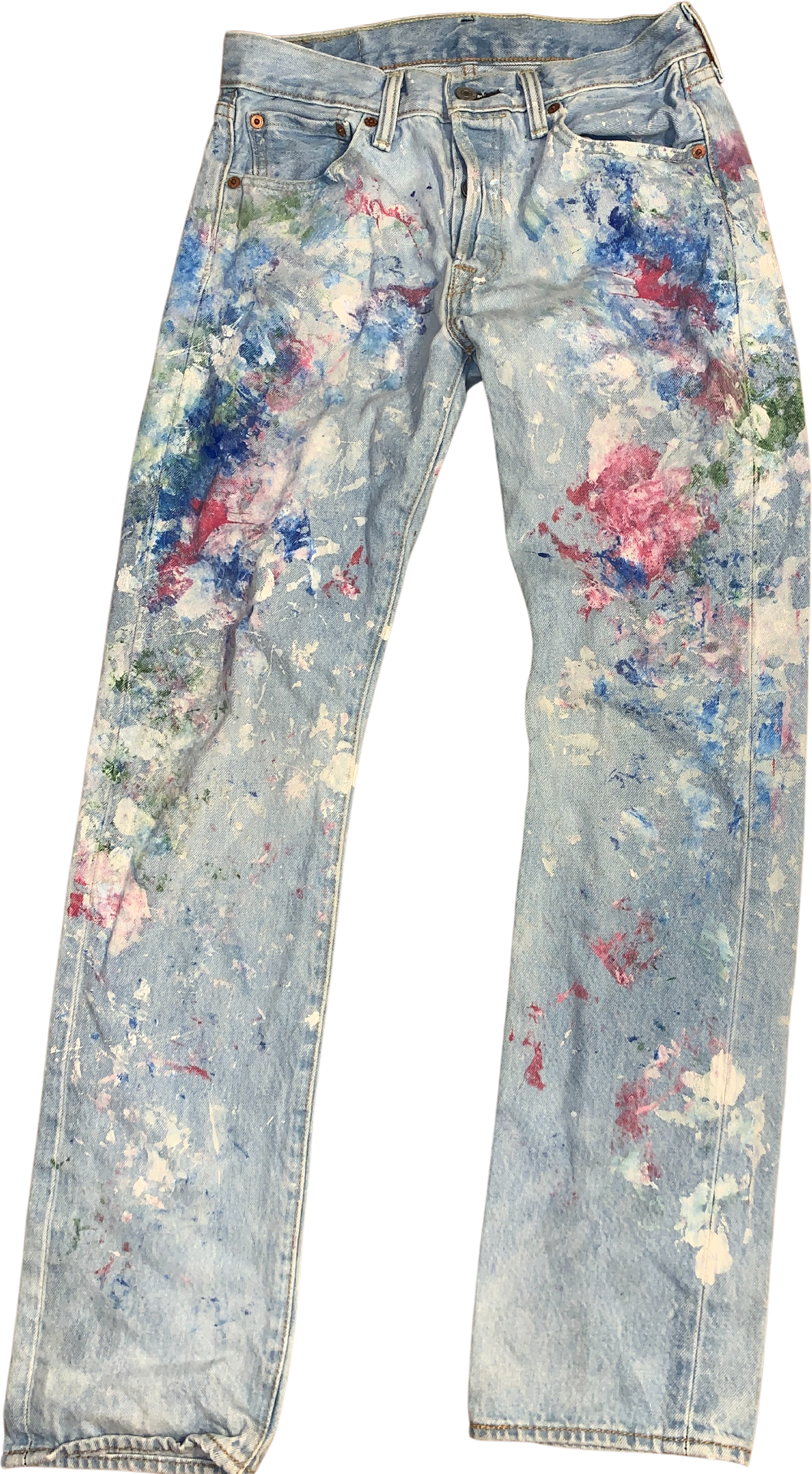 Vintage Paint Splatter Levis 501 Jeans by Levi s Shop THRILLING