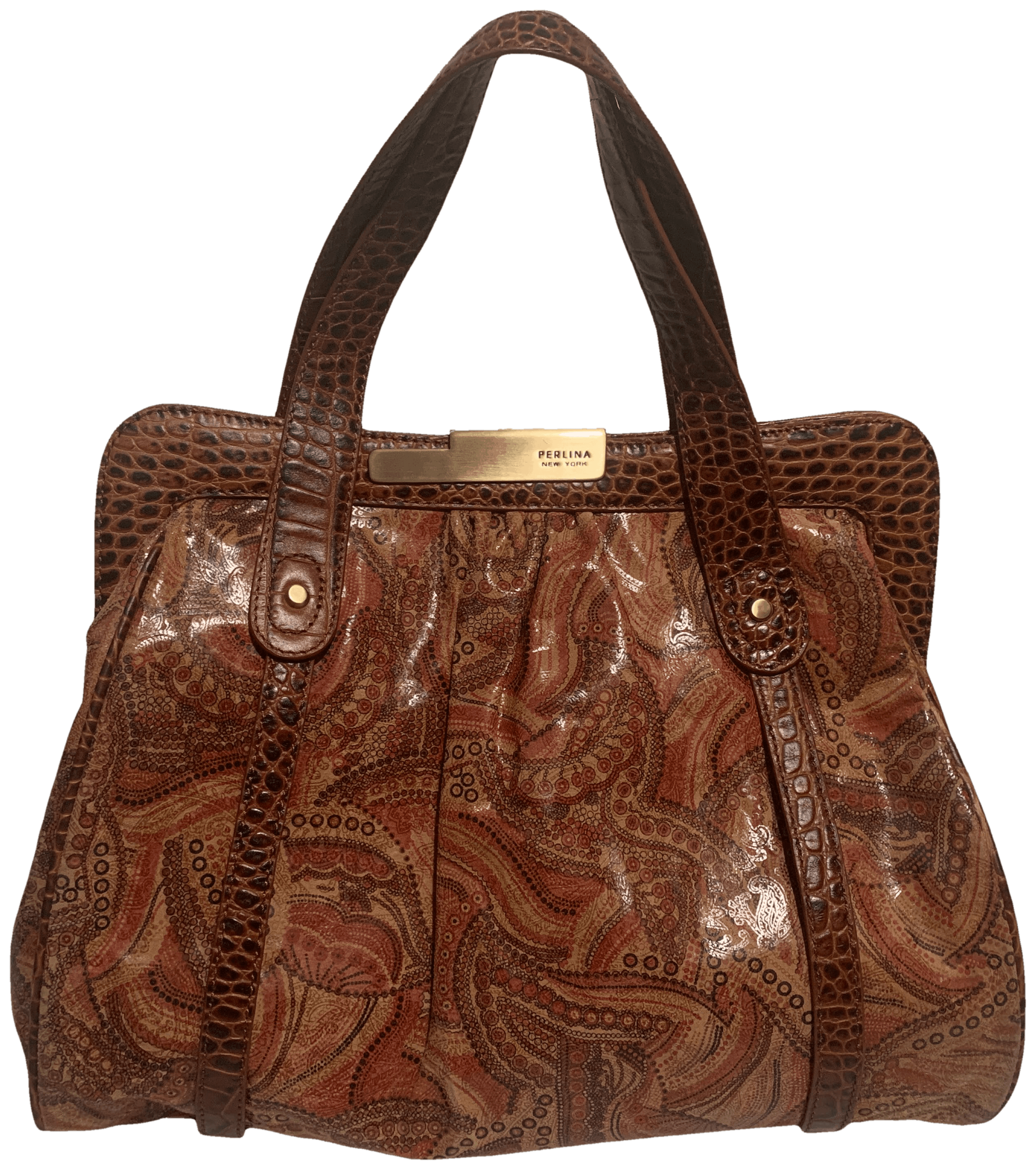 Perlina leather online purse