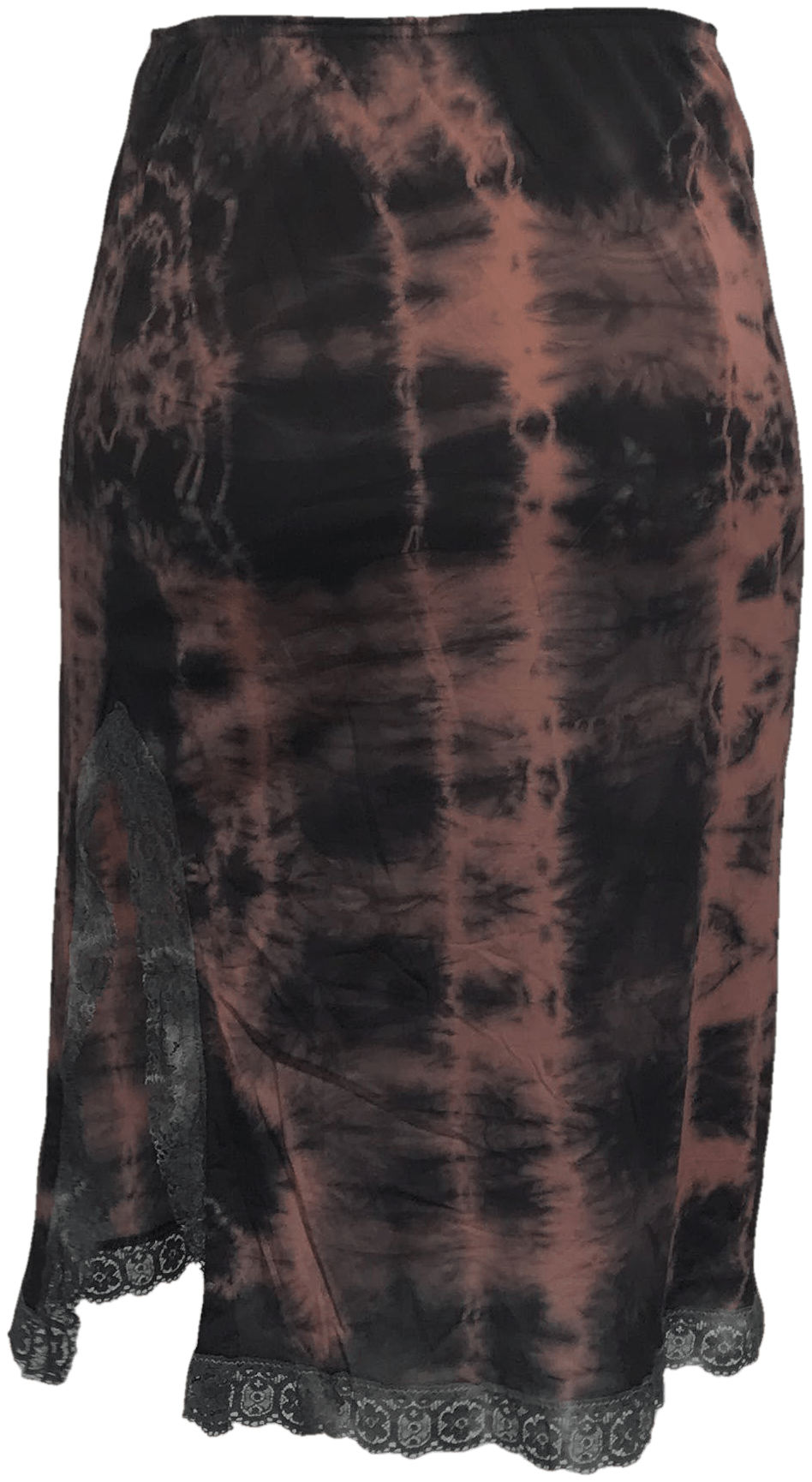 Vintage Pink and Black Tie Dye Half Slip Shop THRILLING