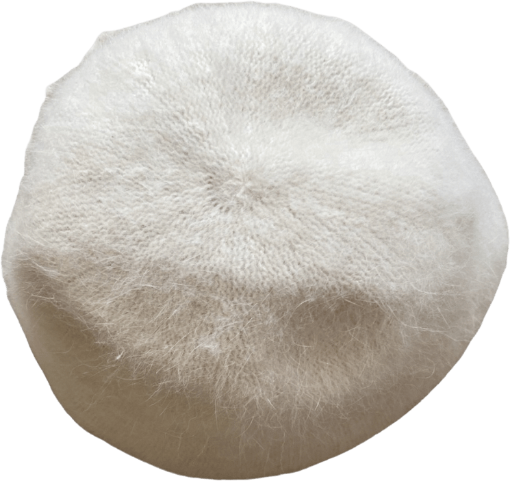 Vintage 90's Egg White Fuzzy Bucket Hat by Eddie Bauer Shop THRILLING