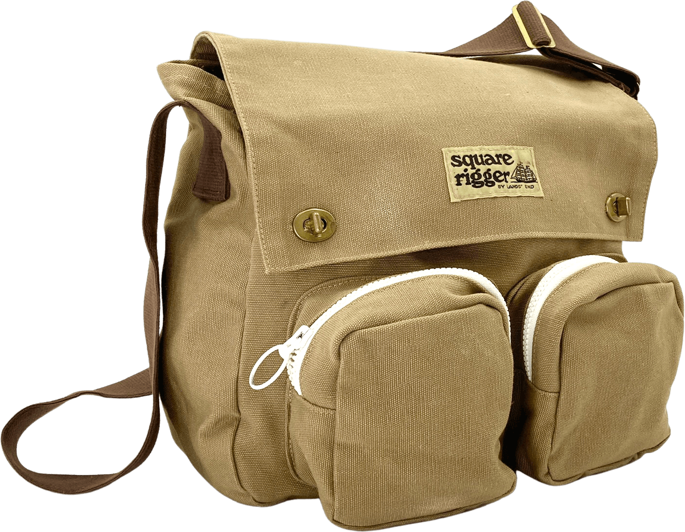 Lands end square rigger top briefcase