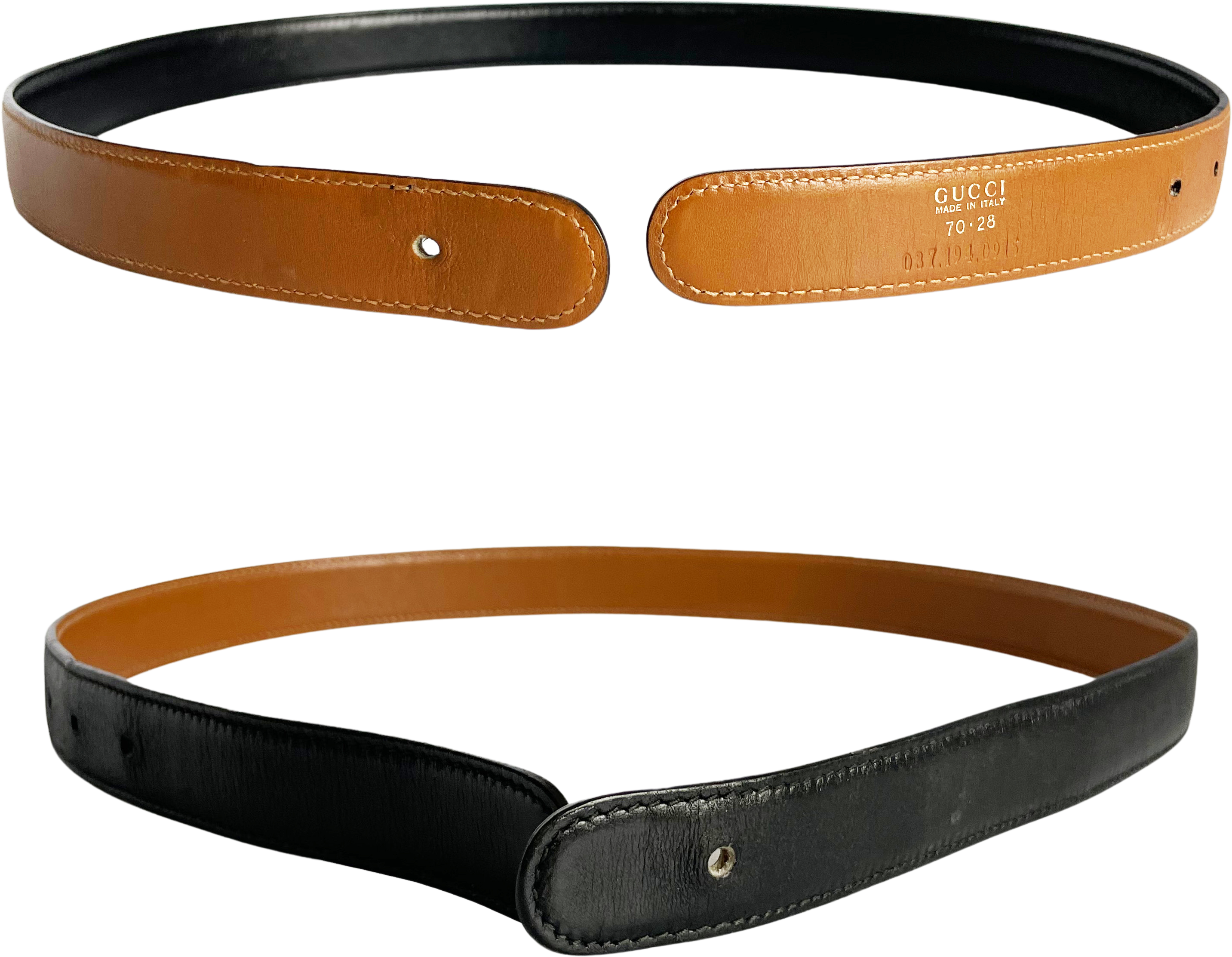 Hermes Reversible Leather Belt Strap