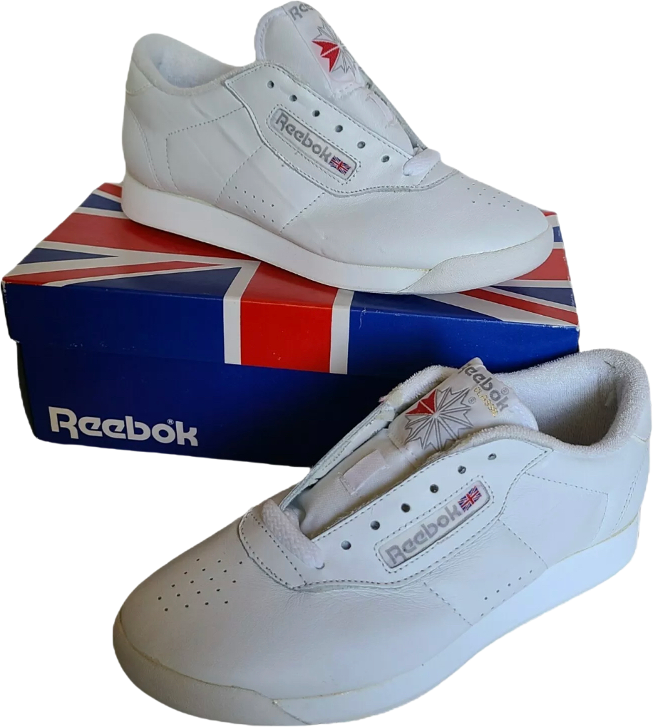 Vintage 90s Reebok Classic Princess Shoe Size 7 Leather By Reebok