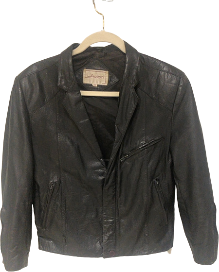 Vintage 90s Black Leather Jacket By L'avion | Shop THRILLING