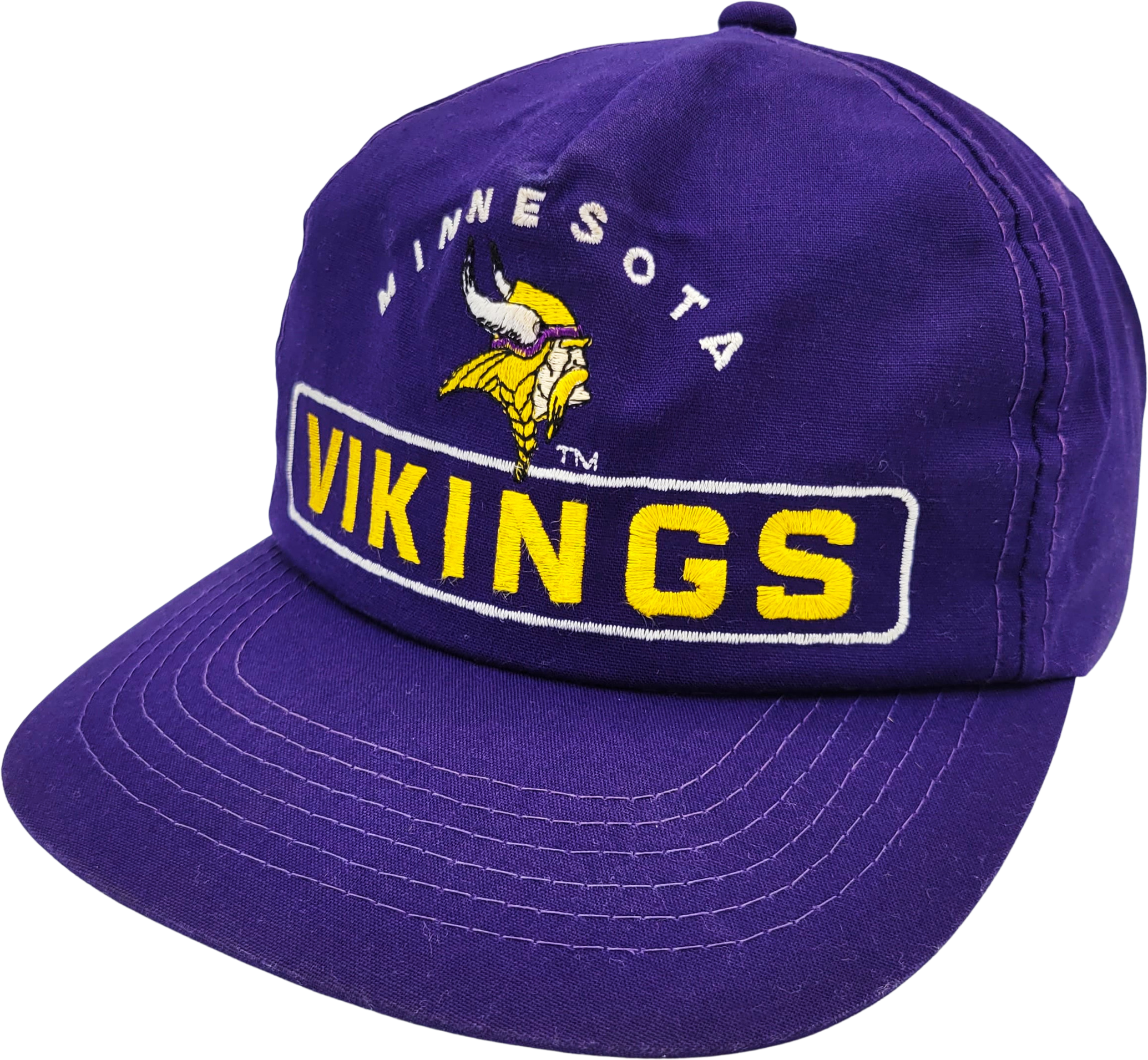 Vintage 80s Minnesota Vikings Sports Specialites Snapback Hat By