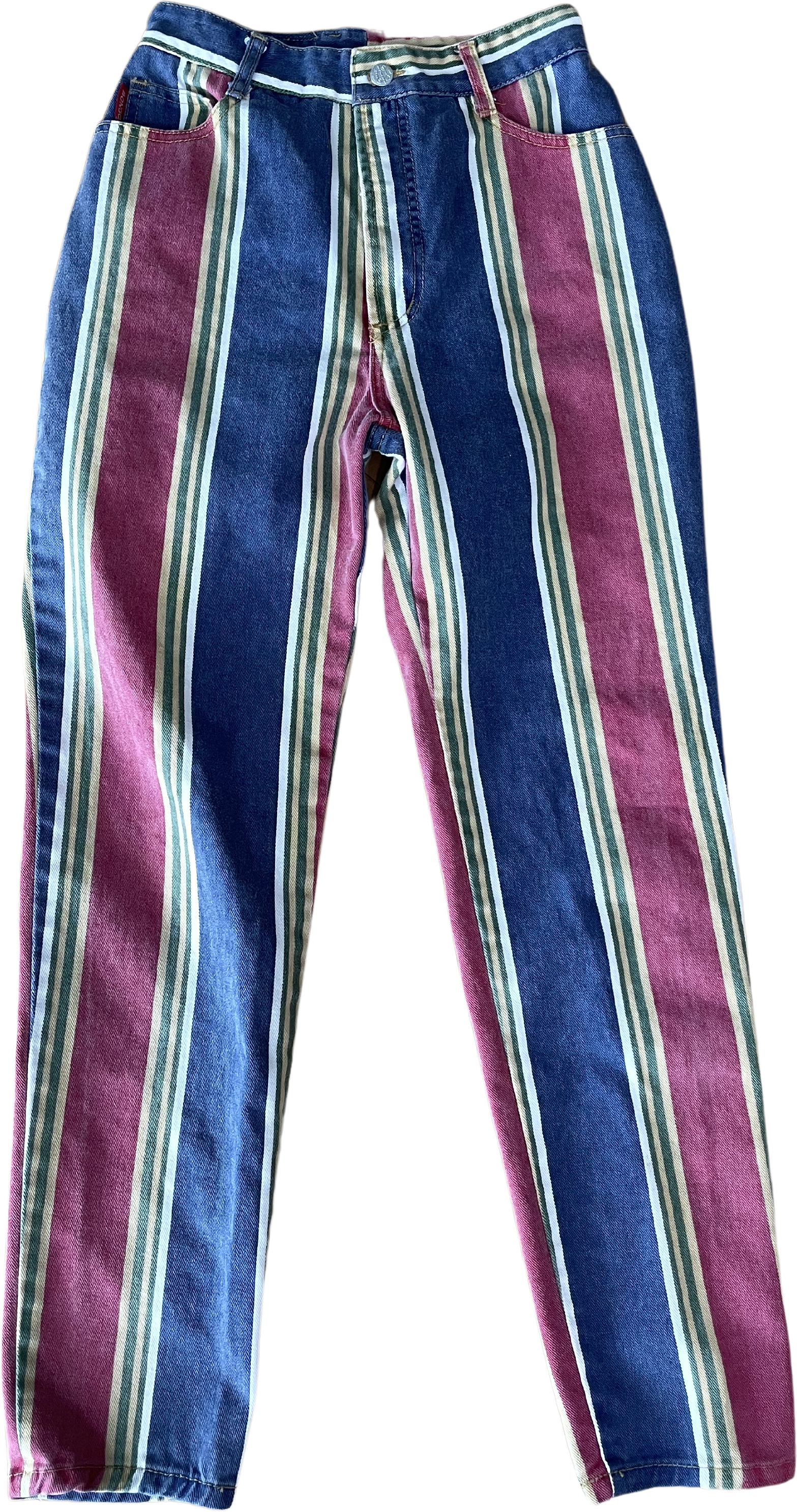 Vintage sales striped jeans