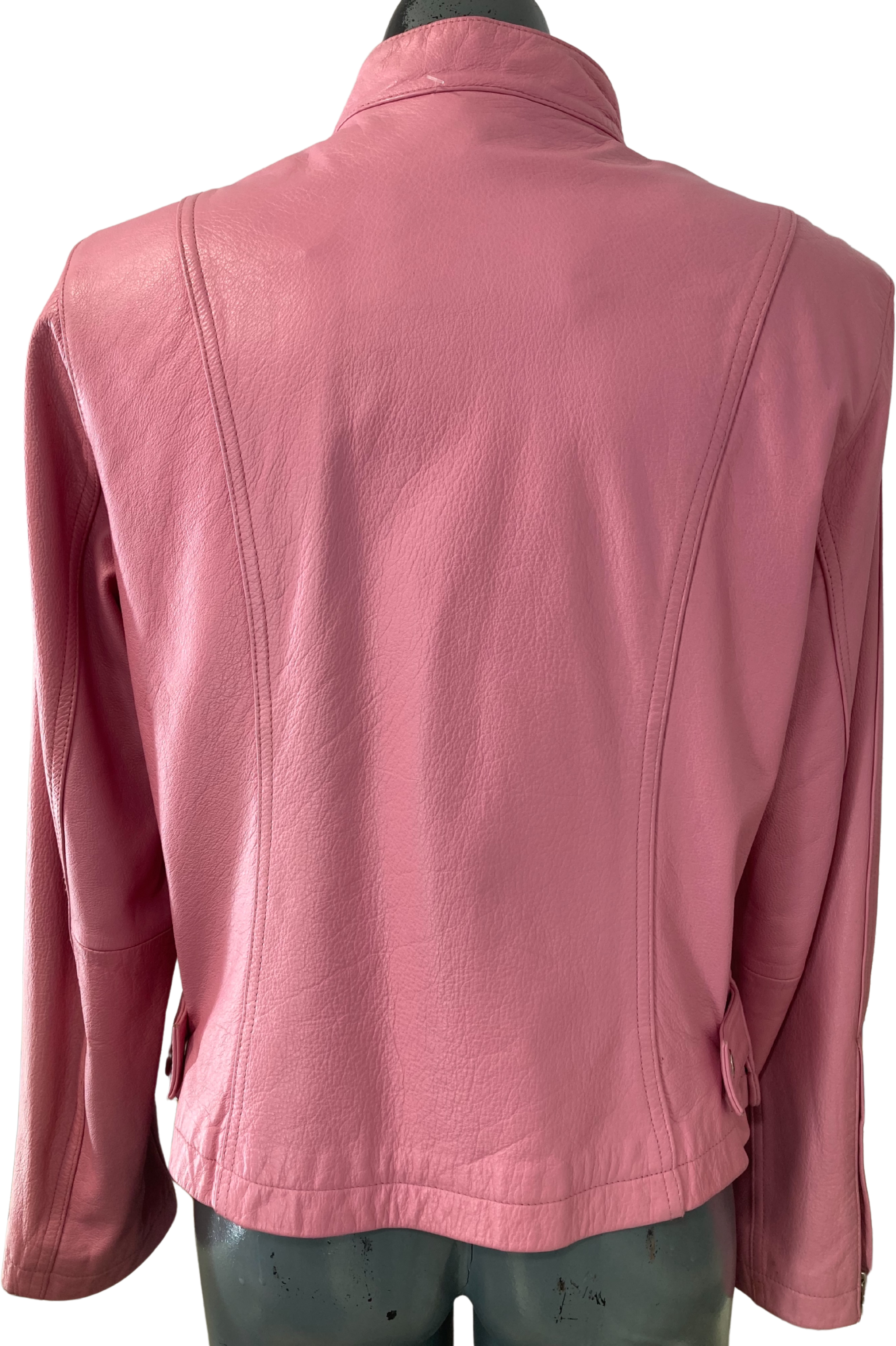 Wilson leather 2025 pink jacket