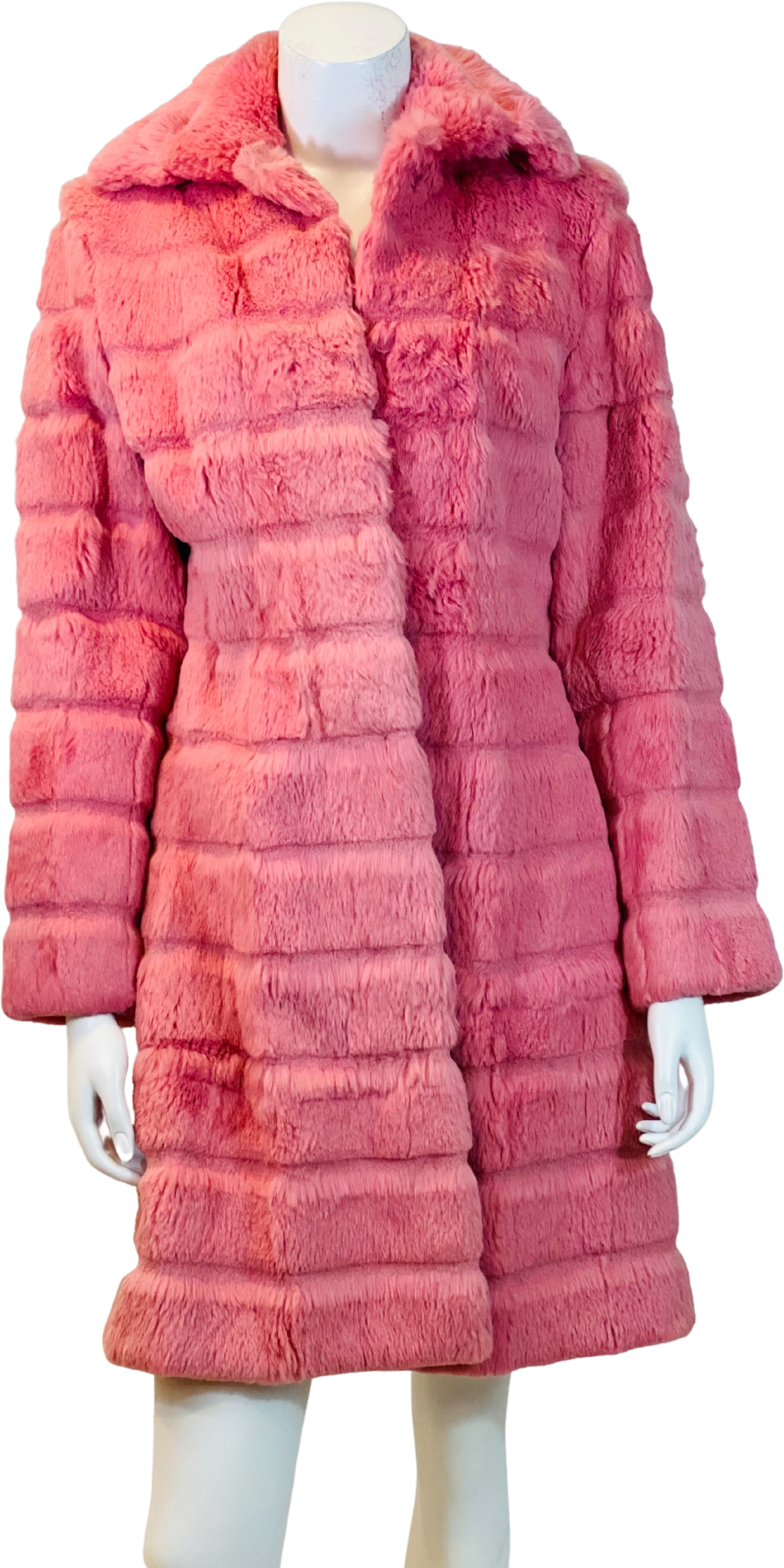 Wilson leather rabbit fur on sale coat