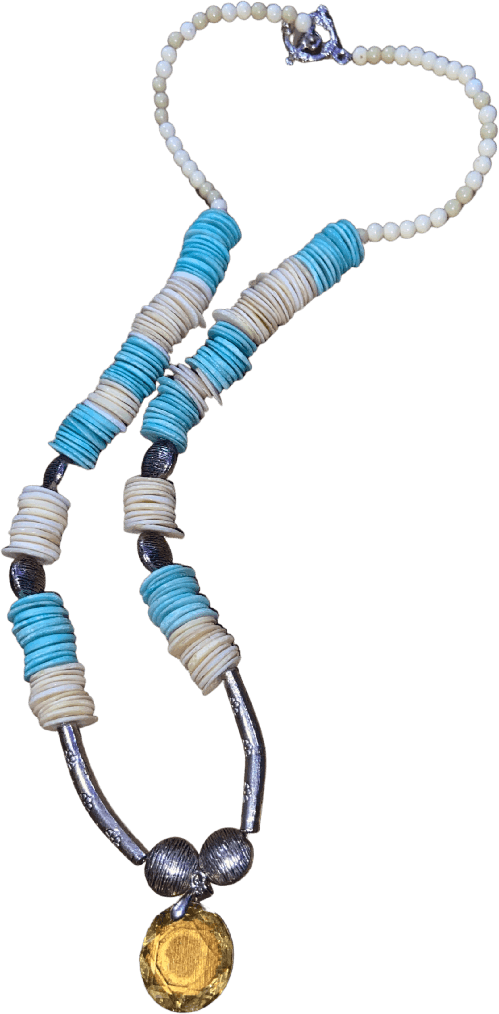 90s shell necklace Clearance