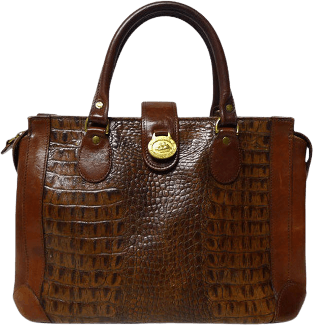 Vintage Brahmin Doctors Handbag / Satchel / Shoulder Bag / 