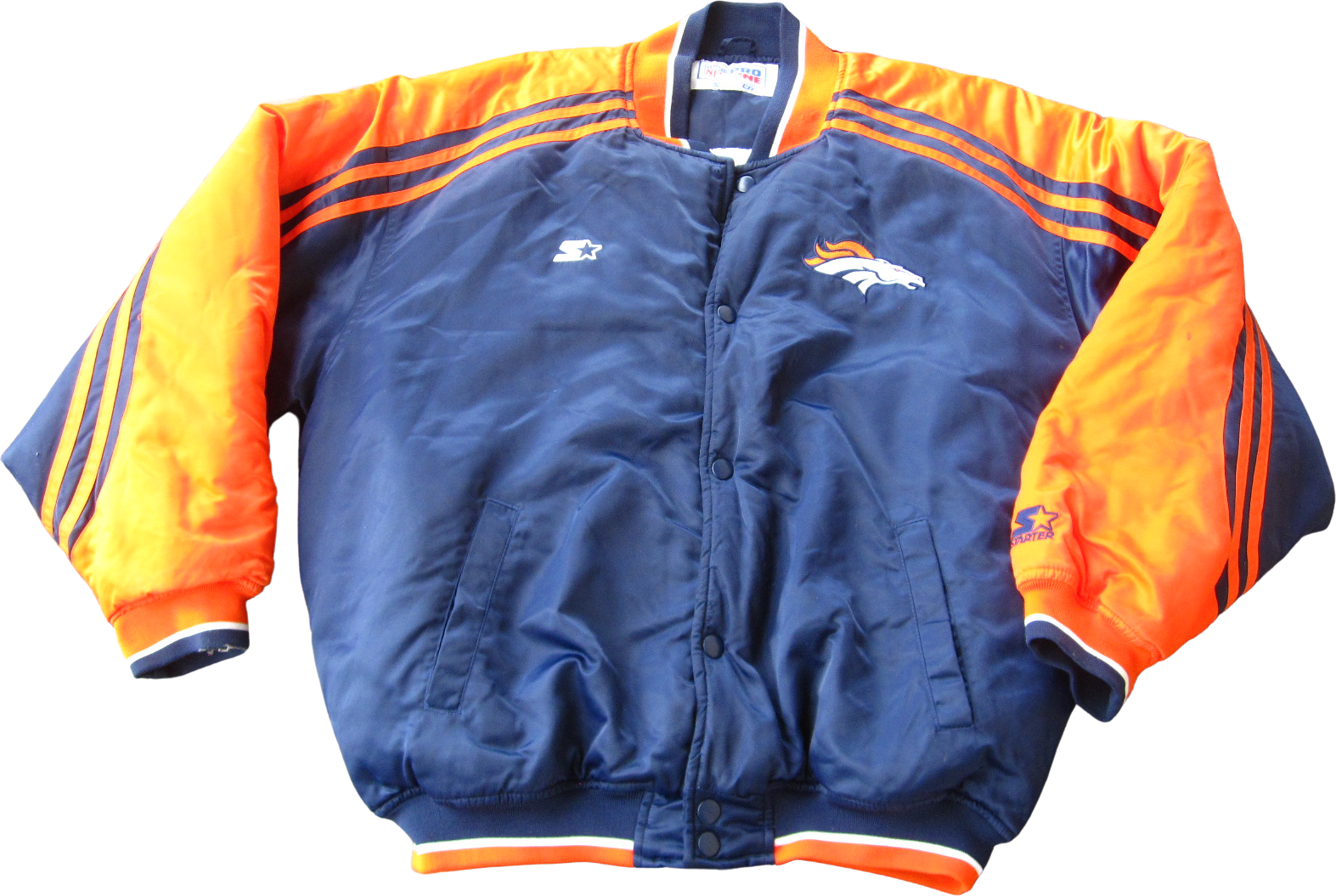 Starter NFL Blue Denver Broncos 80s Jacket - Jackets Masters