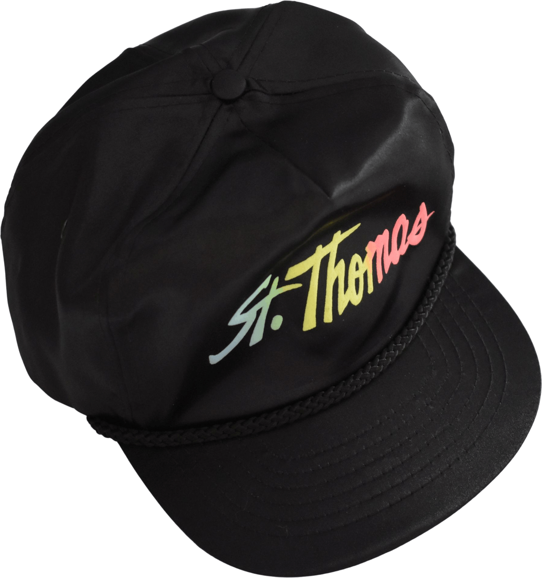 Vintage 80's St Thomas Souvenir Hat by San Sun Shop THRILLING