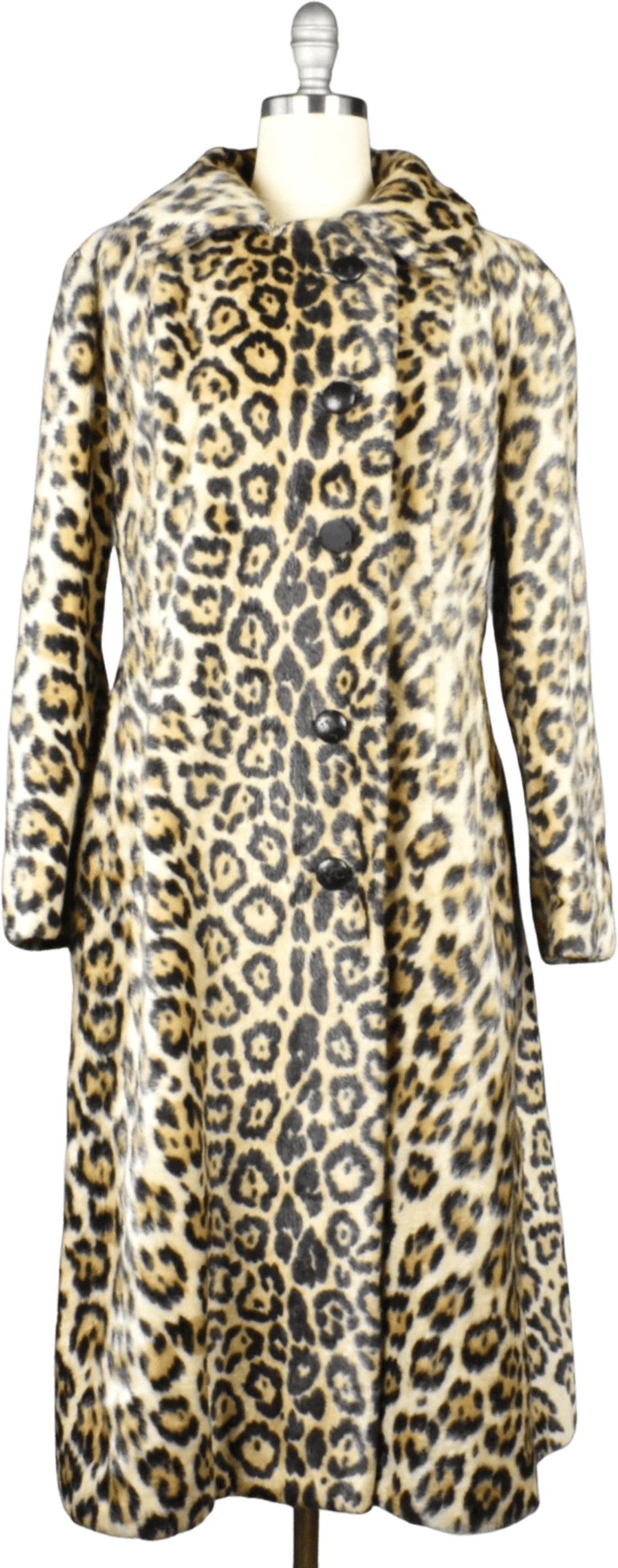 Vintage Leopard Print Faux Fur Coat by Safari styled by Fairmoor Shop THRILLING