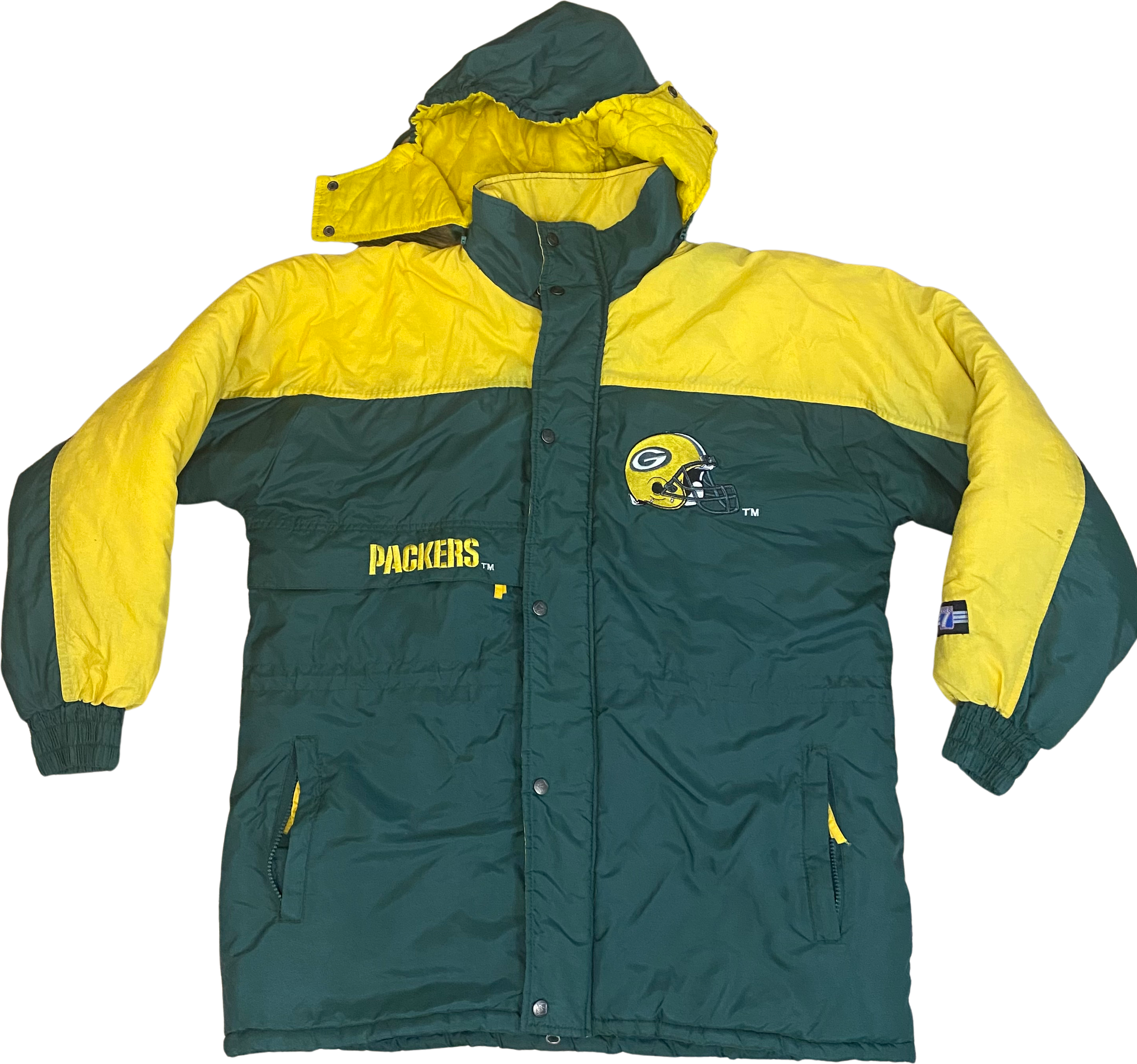 90s Vintage Green Bay Packers Winter Coat Puffer 90s By Logo 7