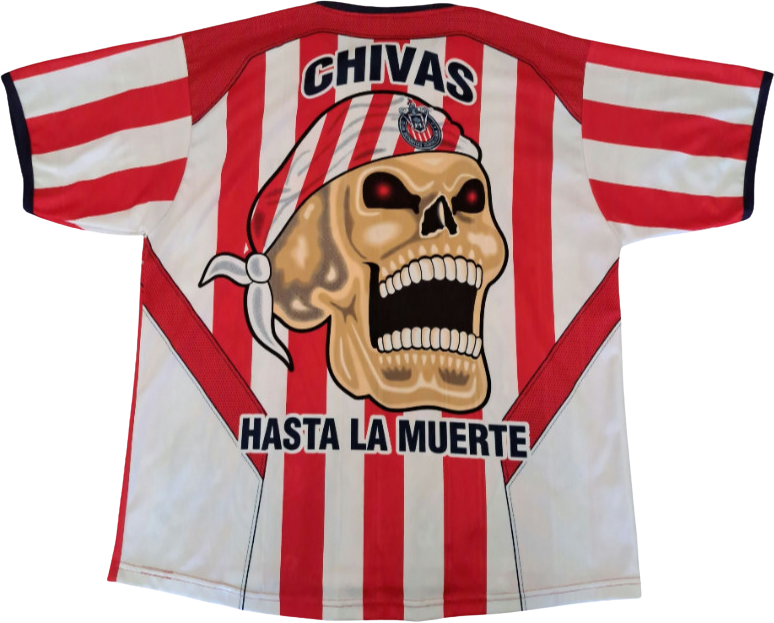 Vintage 90s Hasta La Muerte Guadalajara Fútbol Soccer Jersey By