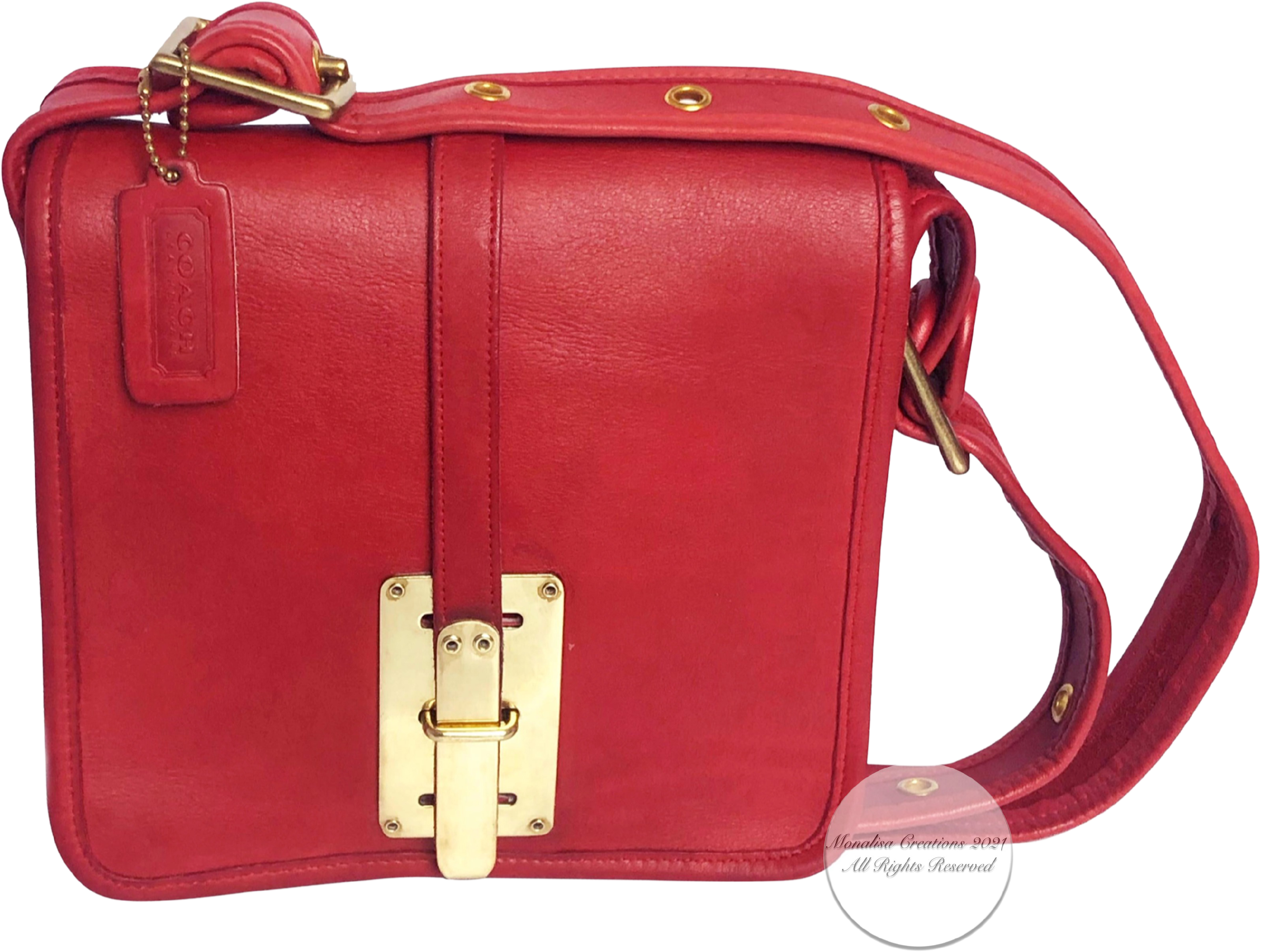 Vintage Coach Bonnie Sling Red Ergo Rare