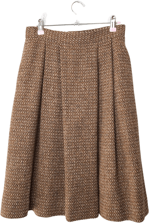 Vintage 80s Brown Wool Tweed Skirt By John Meyer Shop Thrilling