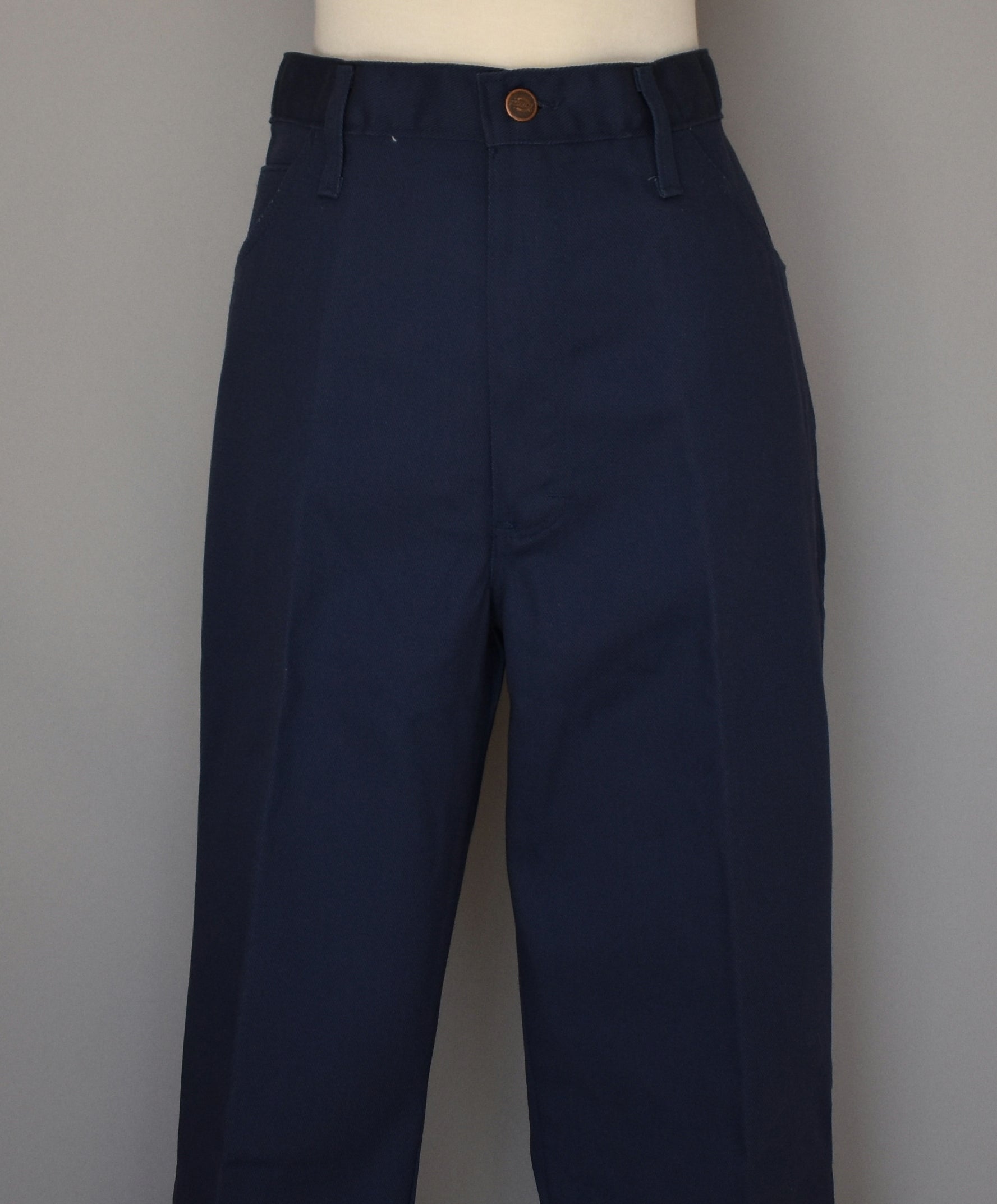 Vintage 90s Navy Blue Uniform Pants By Dickies Shop THRILLING