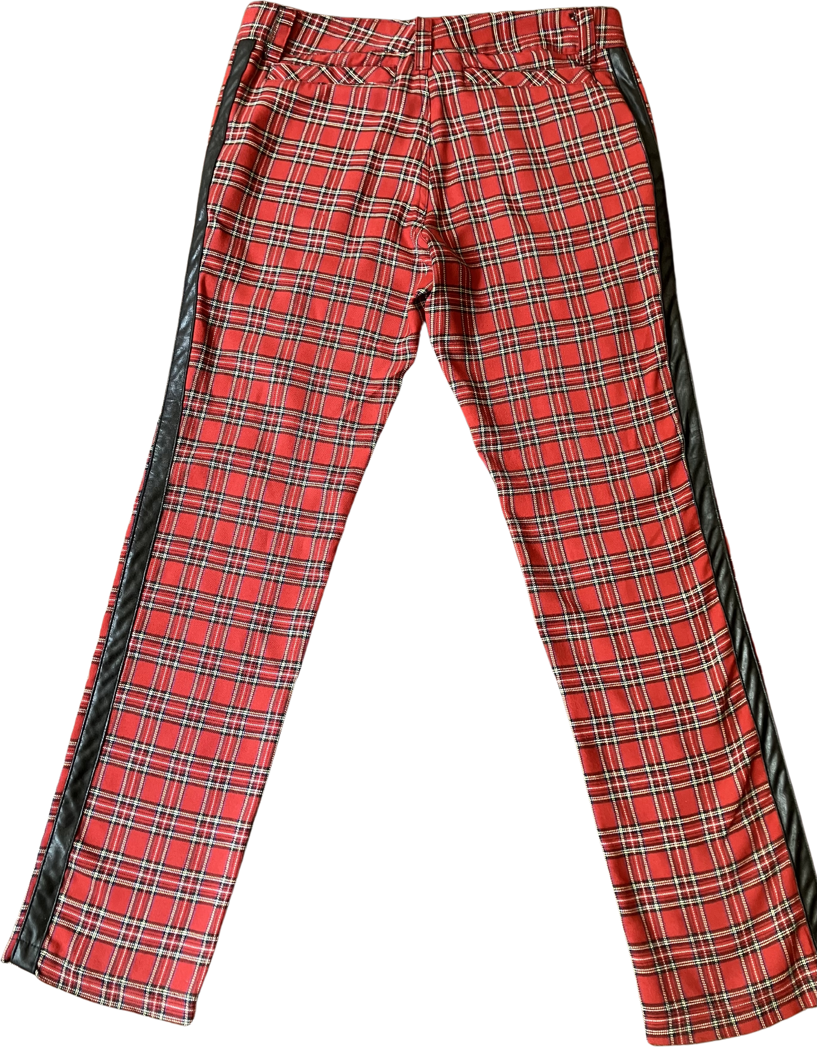  Red And Black Plaid Pants