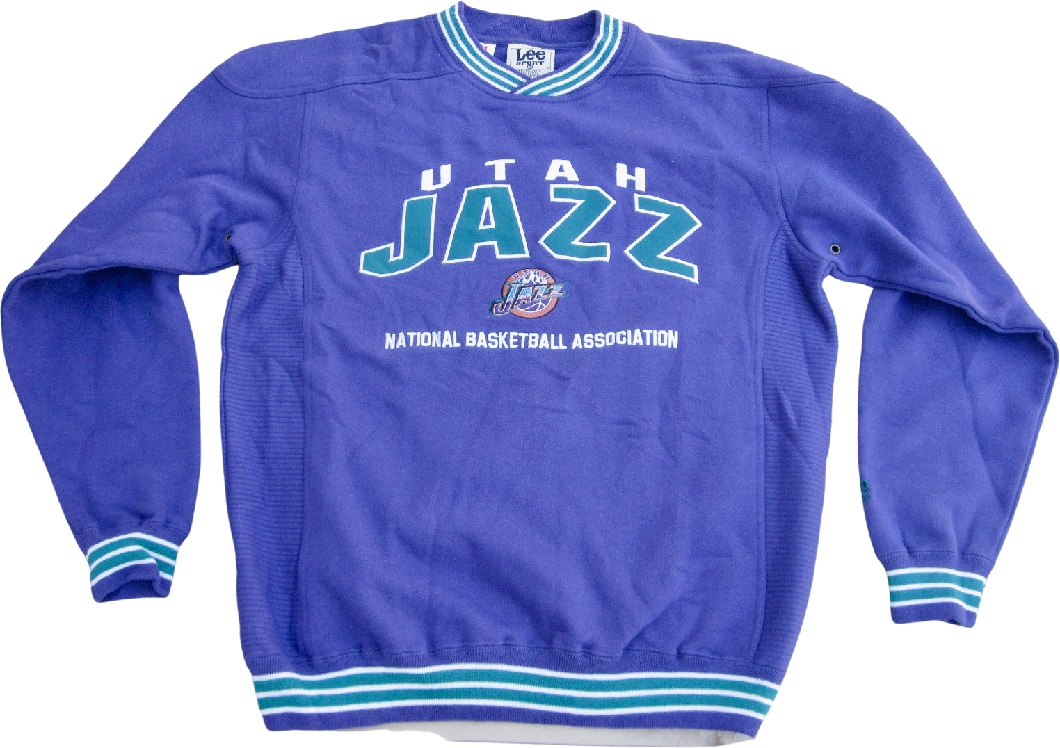 1990s Utah Jazz #14 Game Issued Purple White Practice Jersey XL DP25454