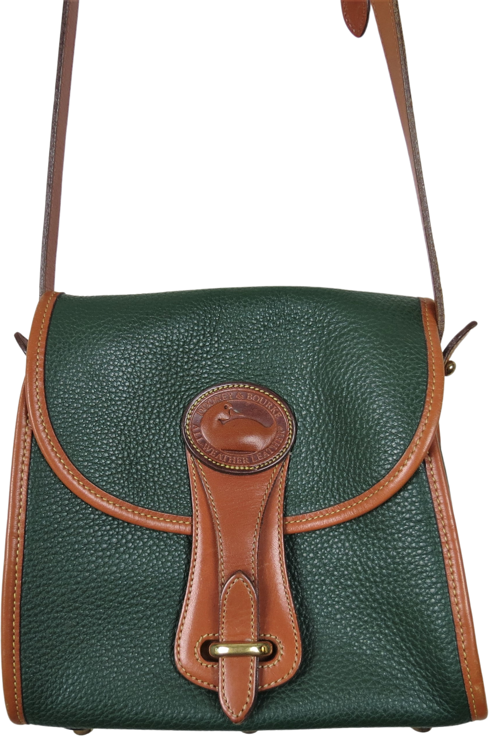Vintage 90s Dooney And Bourke Crossbody All Weather Leather By