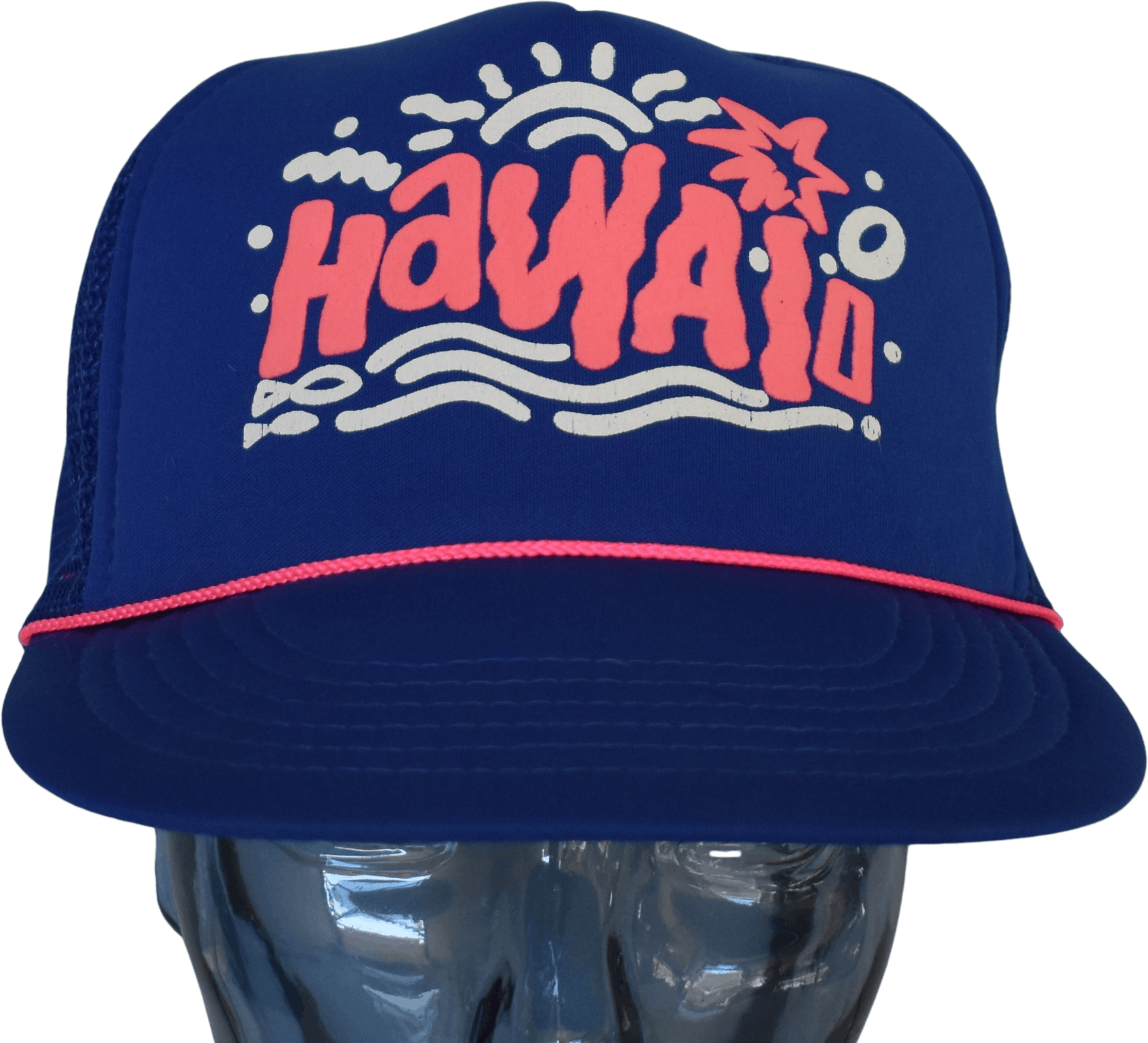 Vintage 90’s Hawaii Souvenir Puffy Graphic Hat by Hawaiian Headwear Shop THRILLING