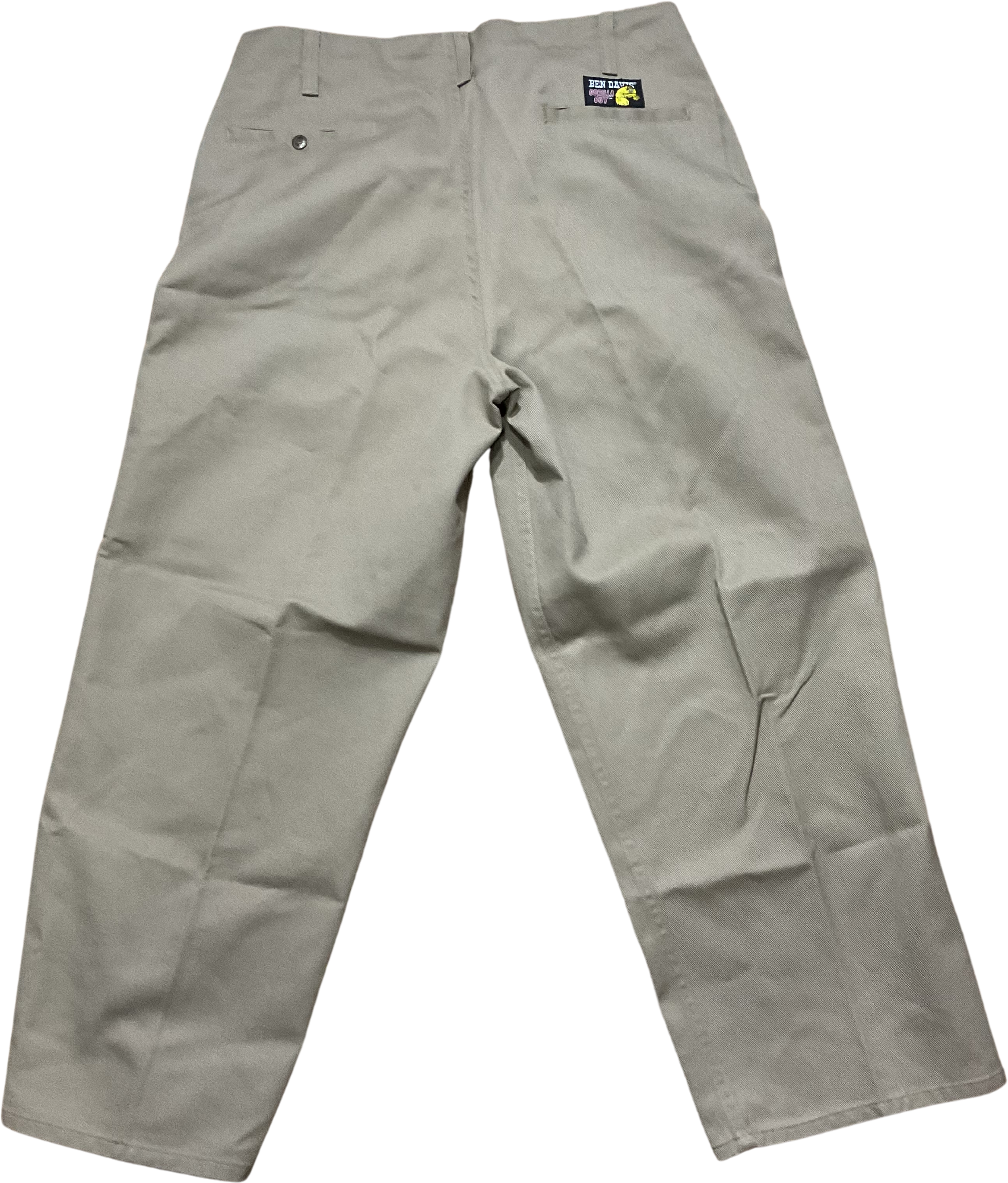 Vintage 90s Gorilla Cut Wide Legged Khakis By Ben Davis | Shop