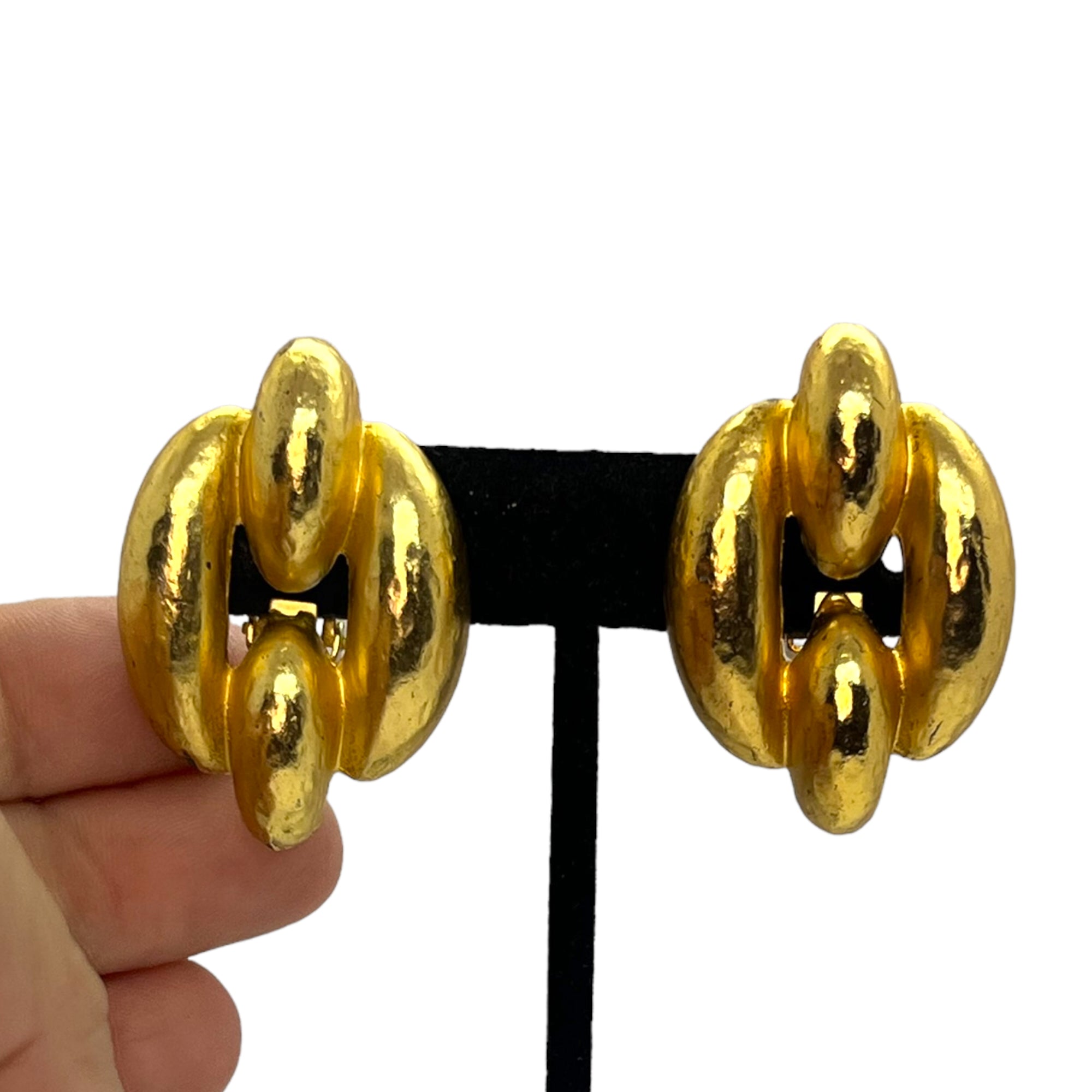 Vintage 90s Chain Link Earrings Shop THRILLING