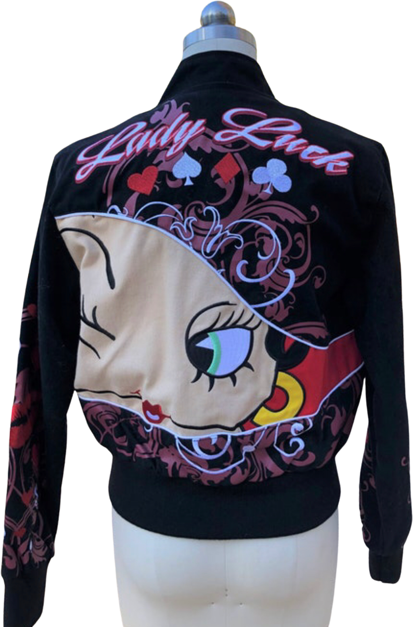 Vintage 90s Rare Betty Boop Lady Luck Jacket | Shop THRILLING