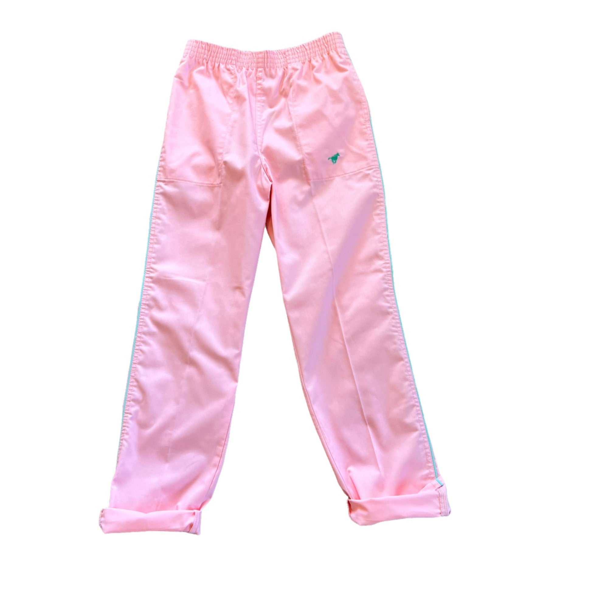 Vintage outlet Wrangler High Rise Bubble Gum Pink & Pastel Blue Pants USA